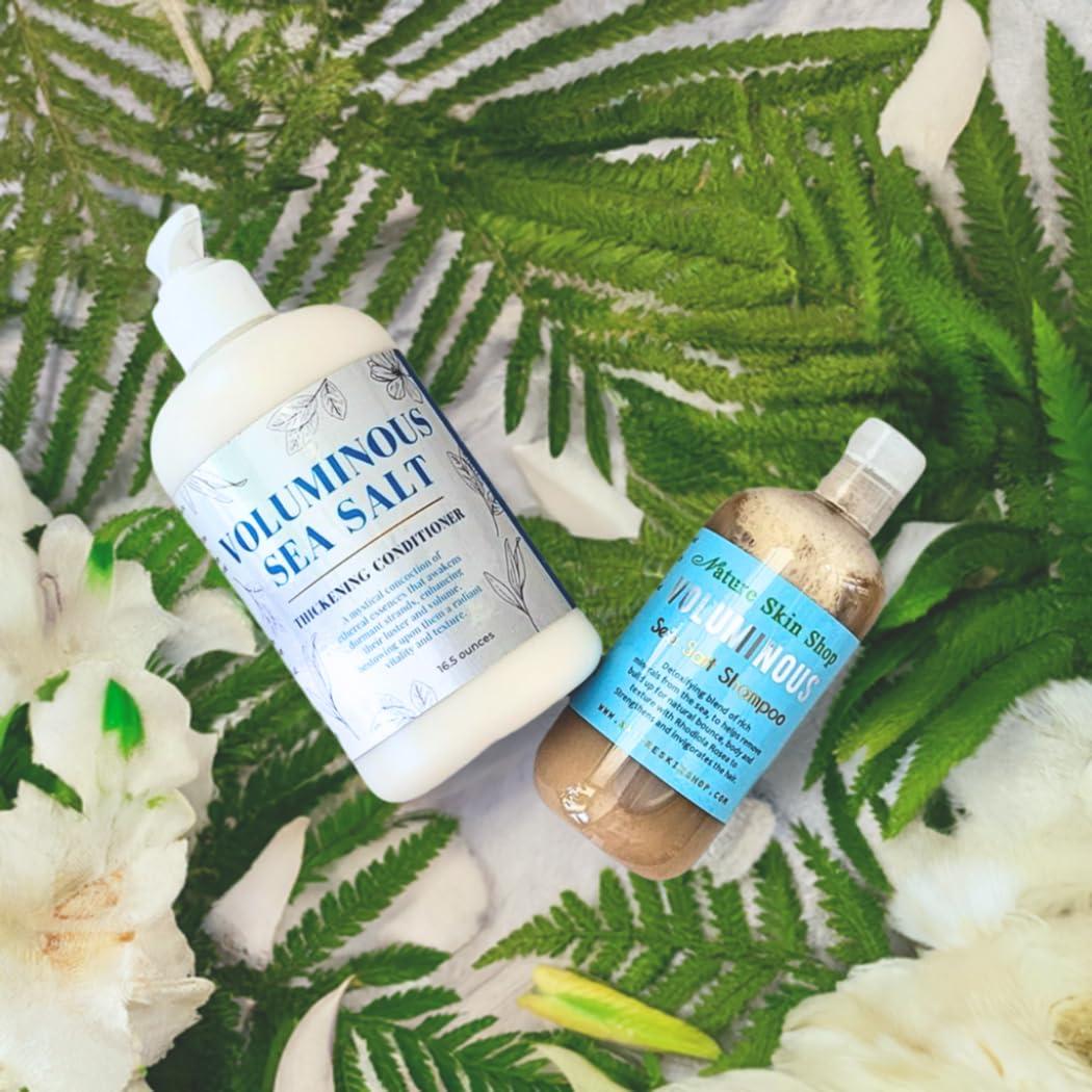 Voluminous Sea Salt Shampoo and Thickening Conditioner Set