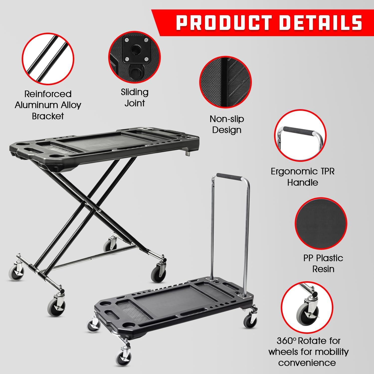 3-in-1 Work Table and Dolly Cart