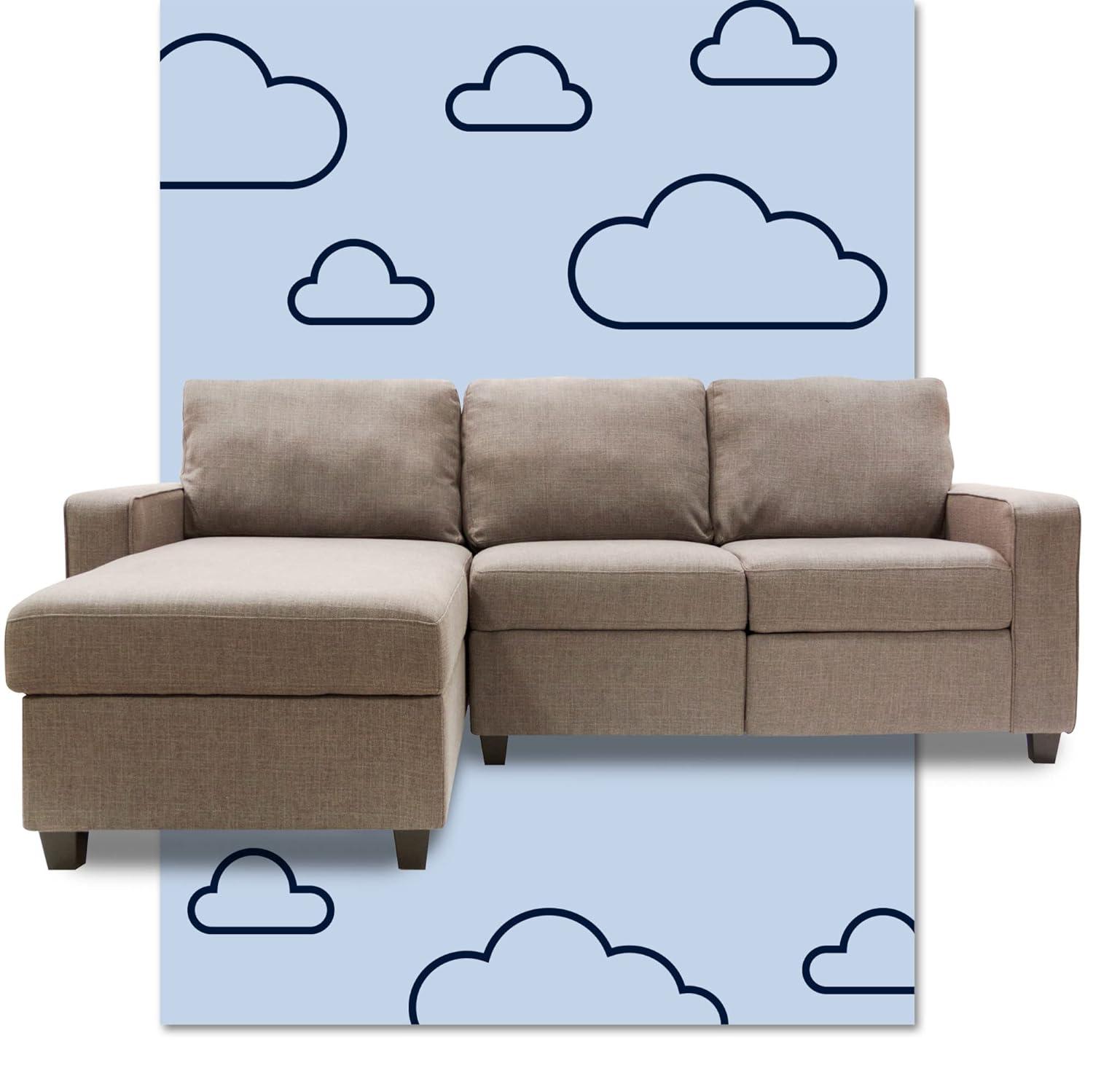 Serta Palisades Reclining Sectional Sofa with Storage Chaise