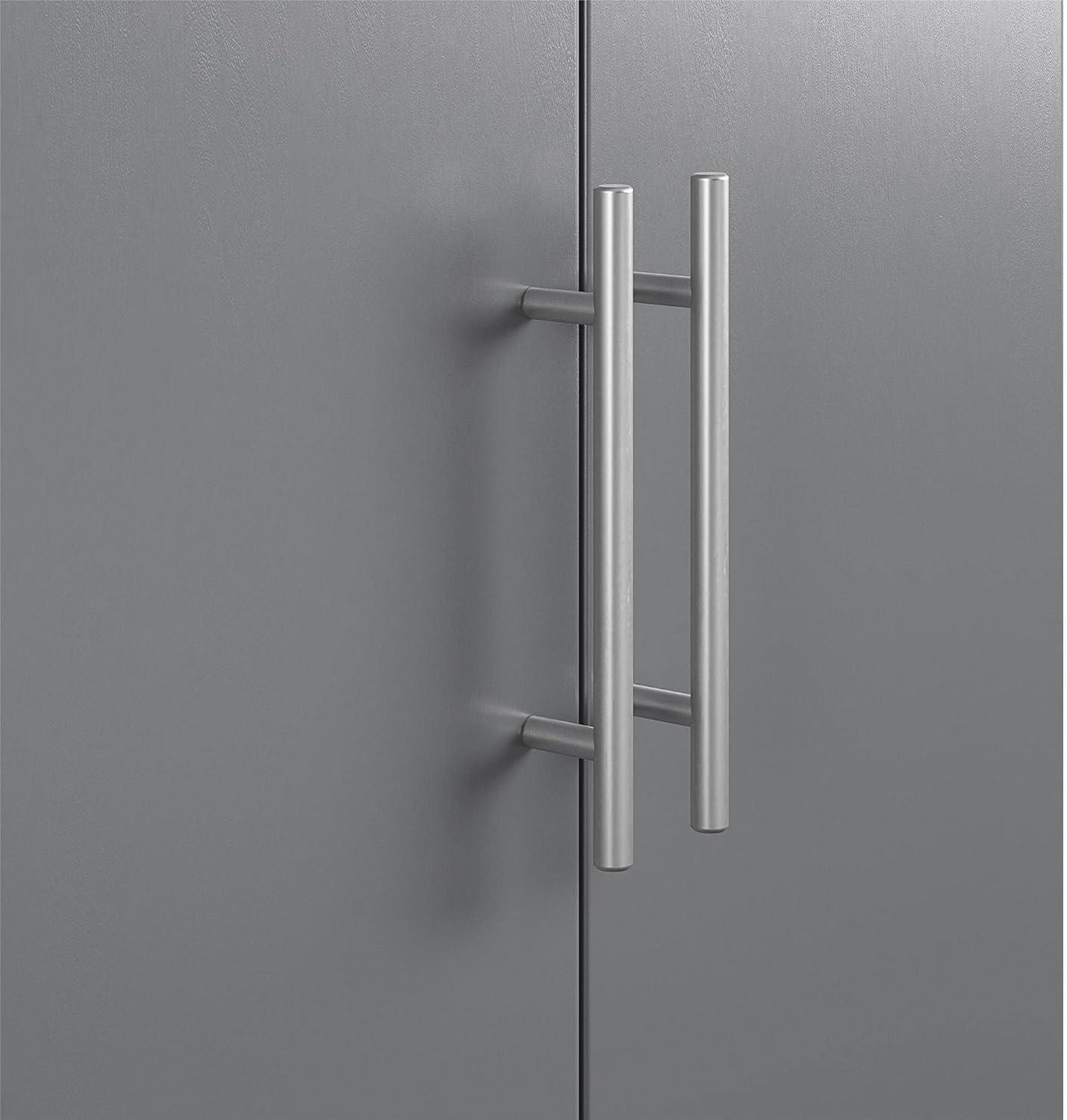 Camberly 4 Door/1 Drawer Storage Cabinet, Graphite Gray