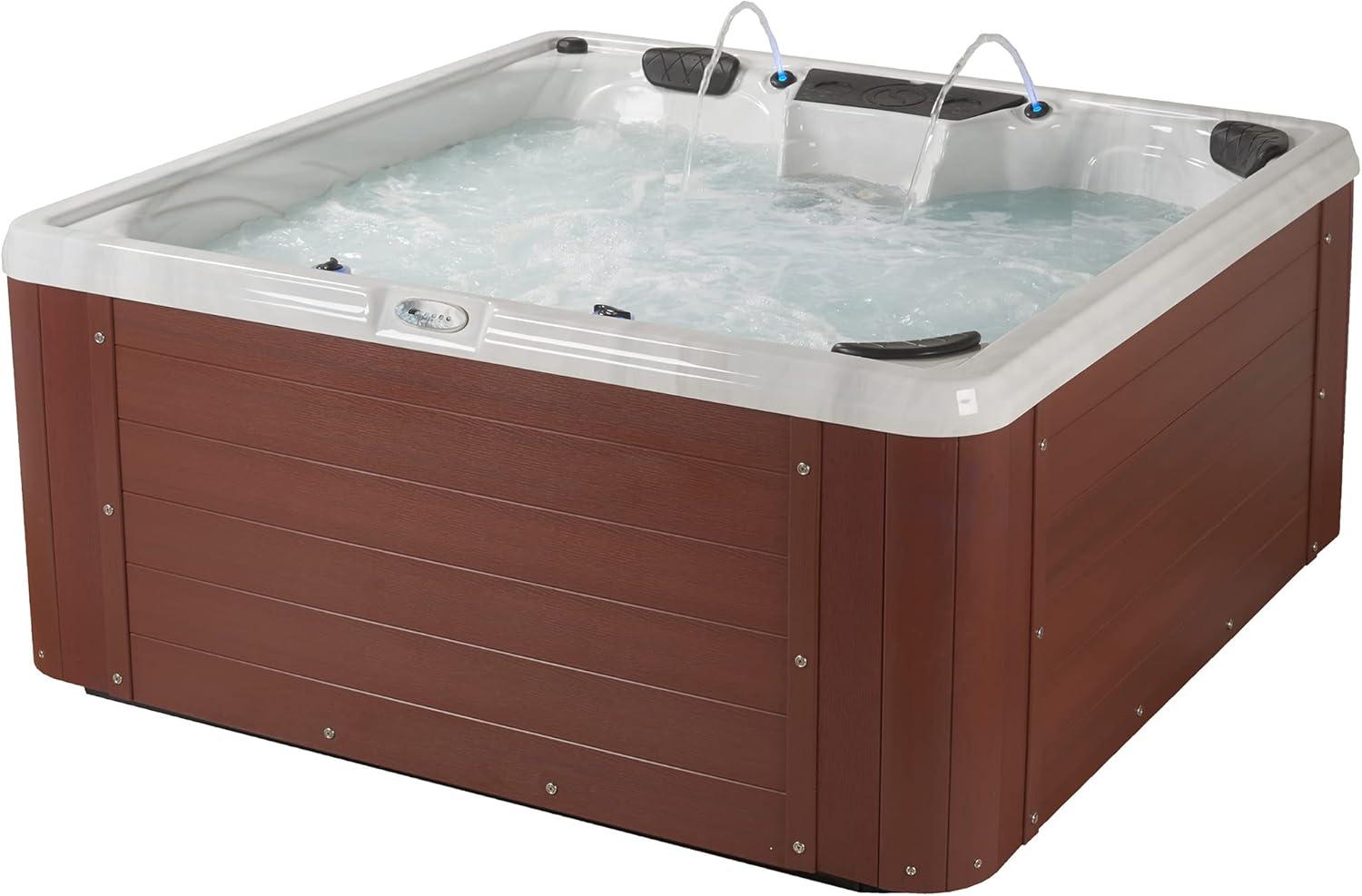 Aqualife® by Strong Spas® Aqualife Edgewater 5-6 Person 28-Jet Acrylic Lounger Hot Tub With Ozonator