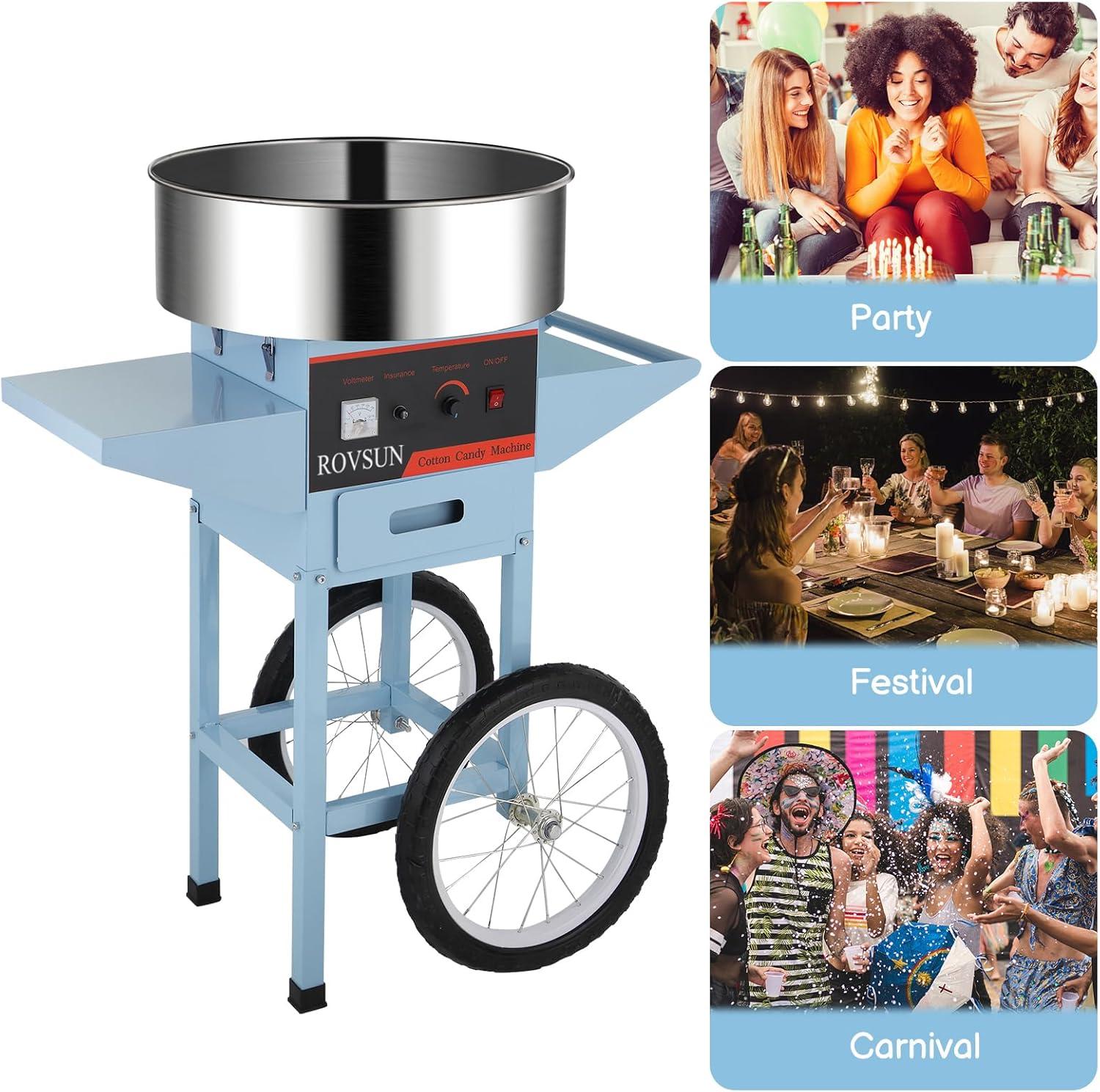 BENTISM Commercial 21" Floss Bubble Maker Cotton Candy Machine Cover