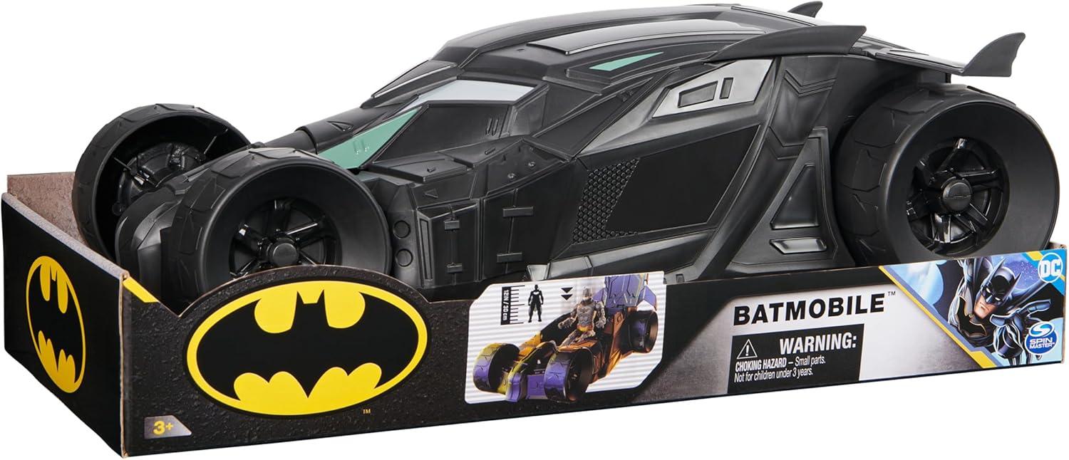 12-Inch Black Plastic Batman Batmobile Toy Car