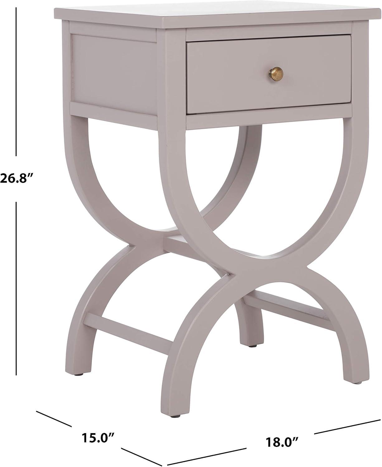Floris End Table With Storage