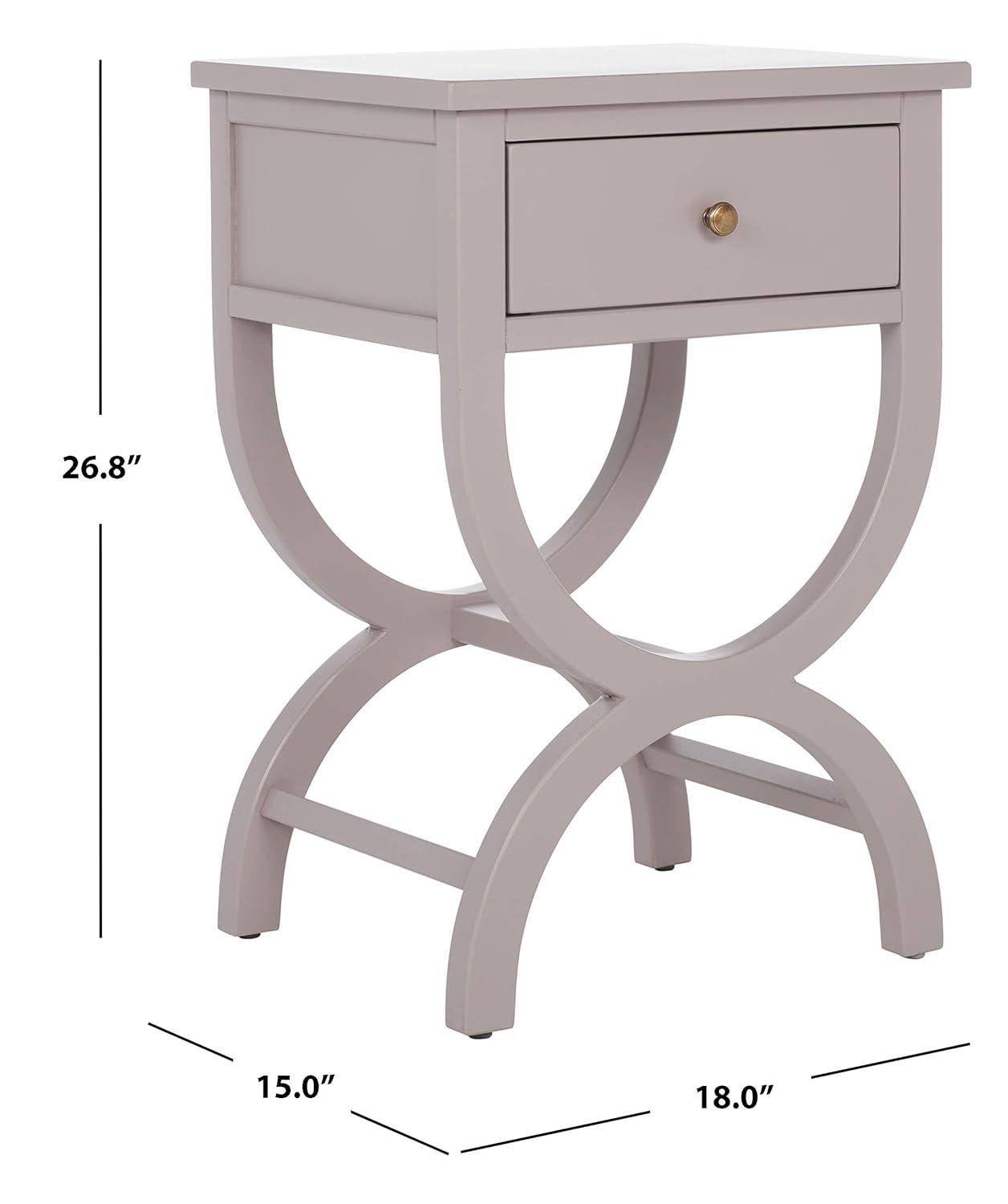 Floris End Table With Storage