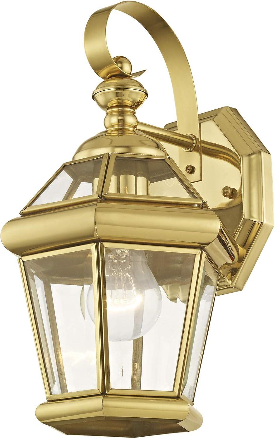 Livex Lighting Georgetown 1 - Light Wall Light in  Polished Brass