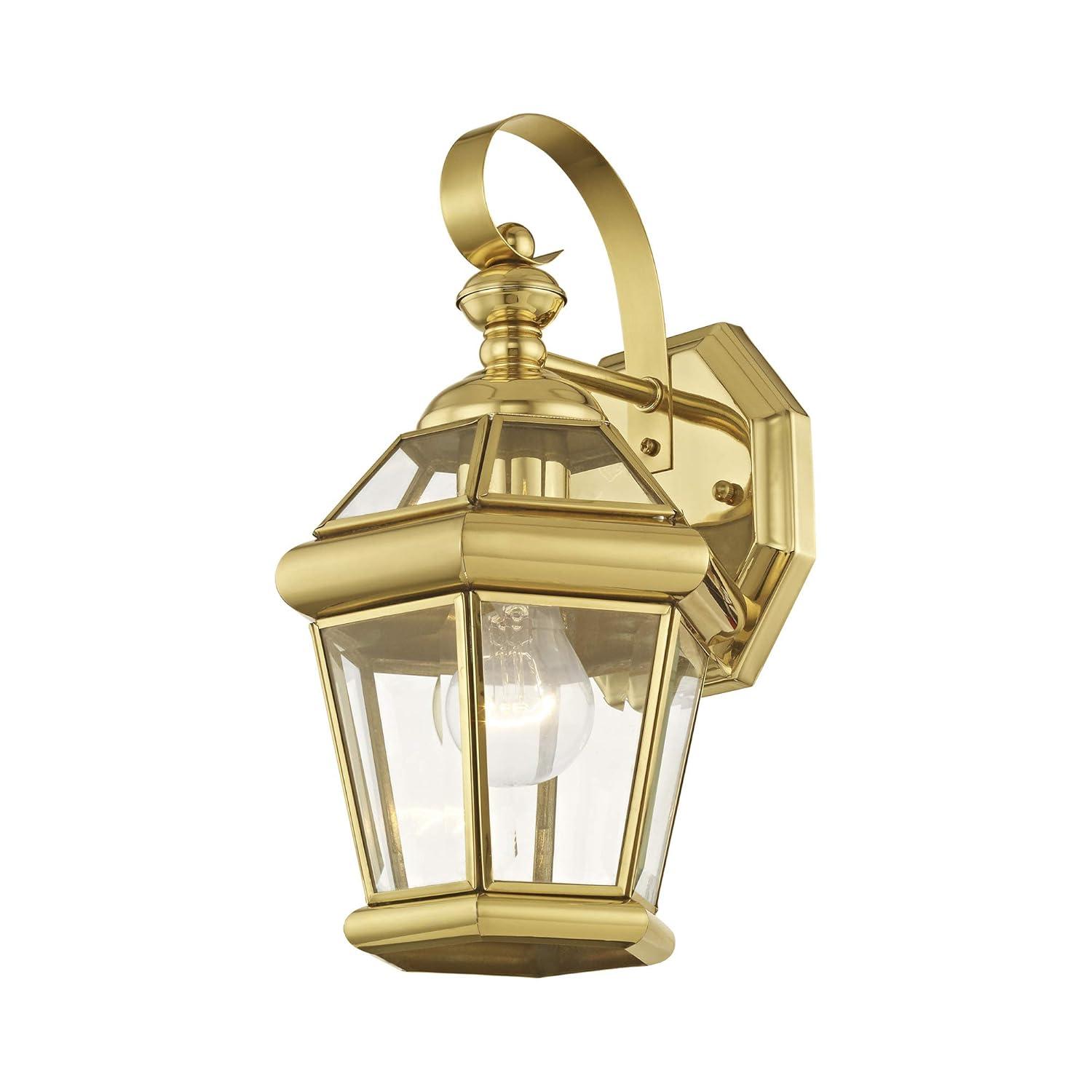 Livex Lighting Georgetown 1 - Light Wall Light in  Polished Brass