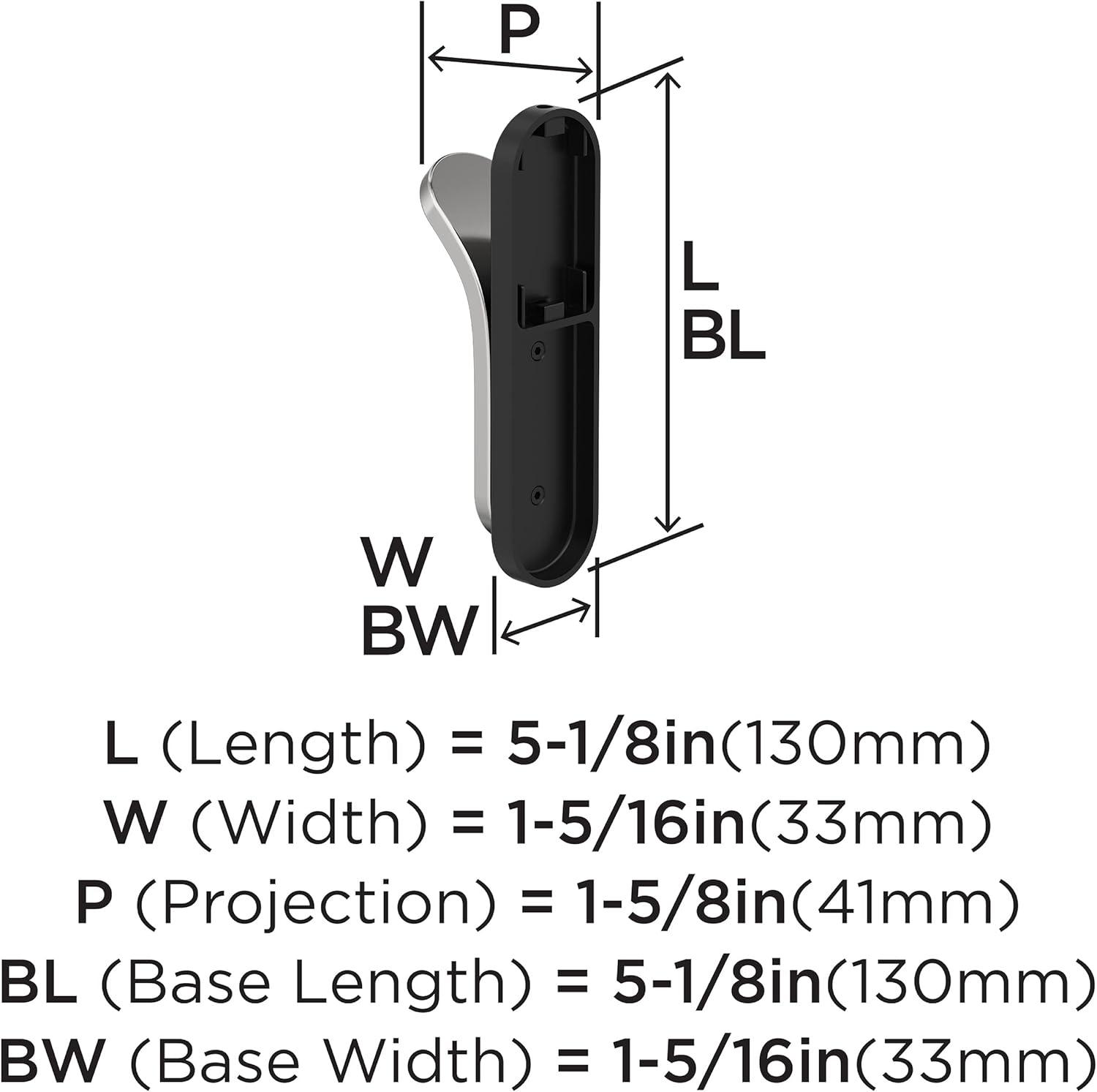 Unison Contemporary Single Prong Decorative Wall Hook