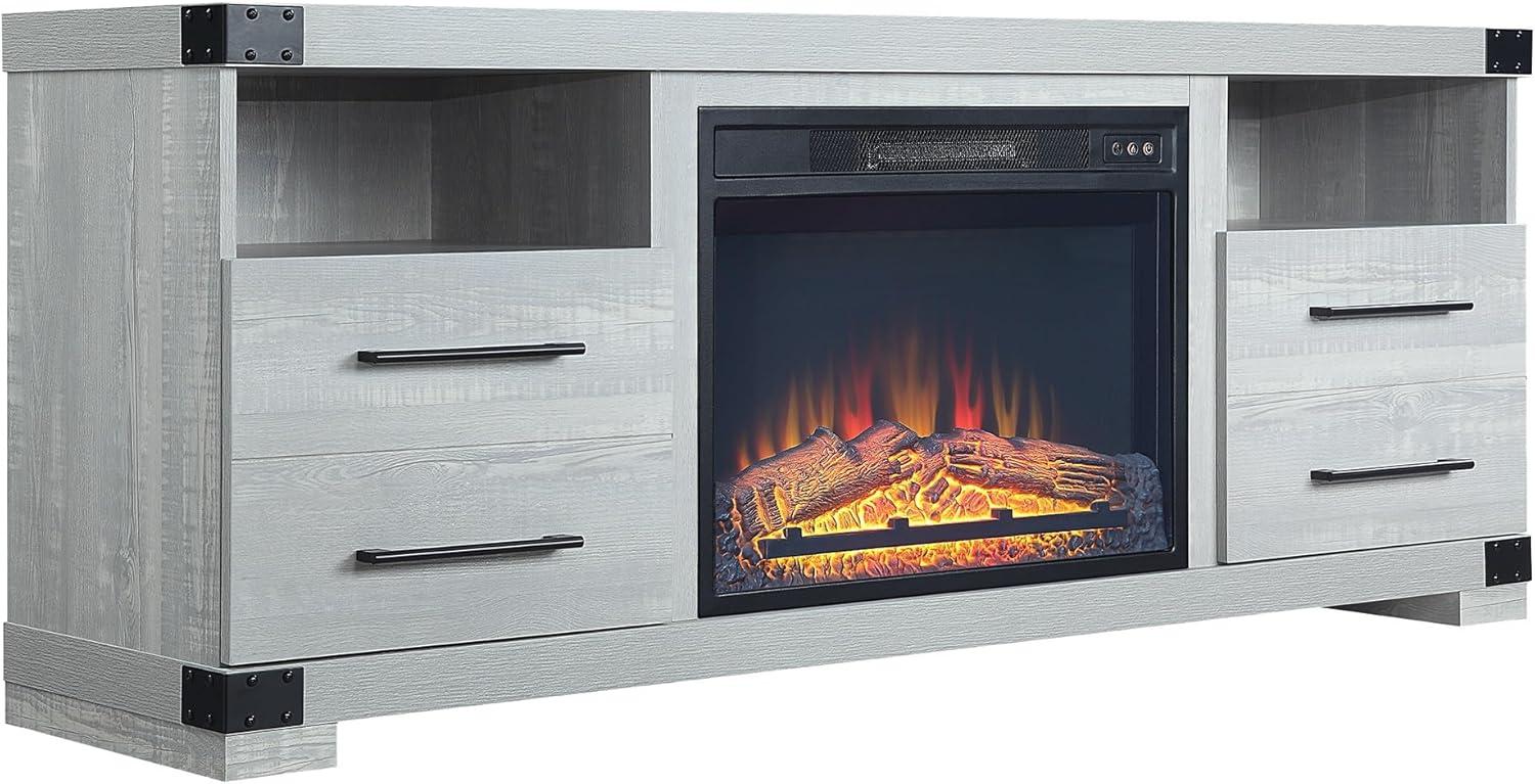 Richmond 60" Fireplace with 2 Drawers and 2 Shelves