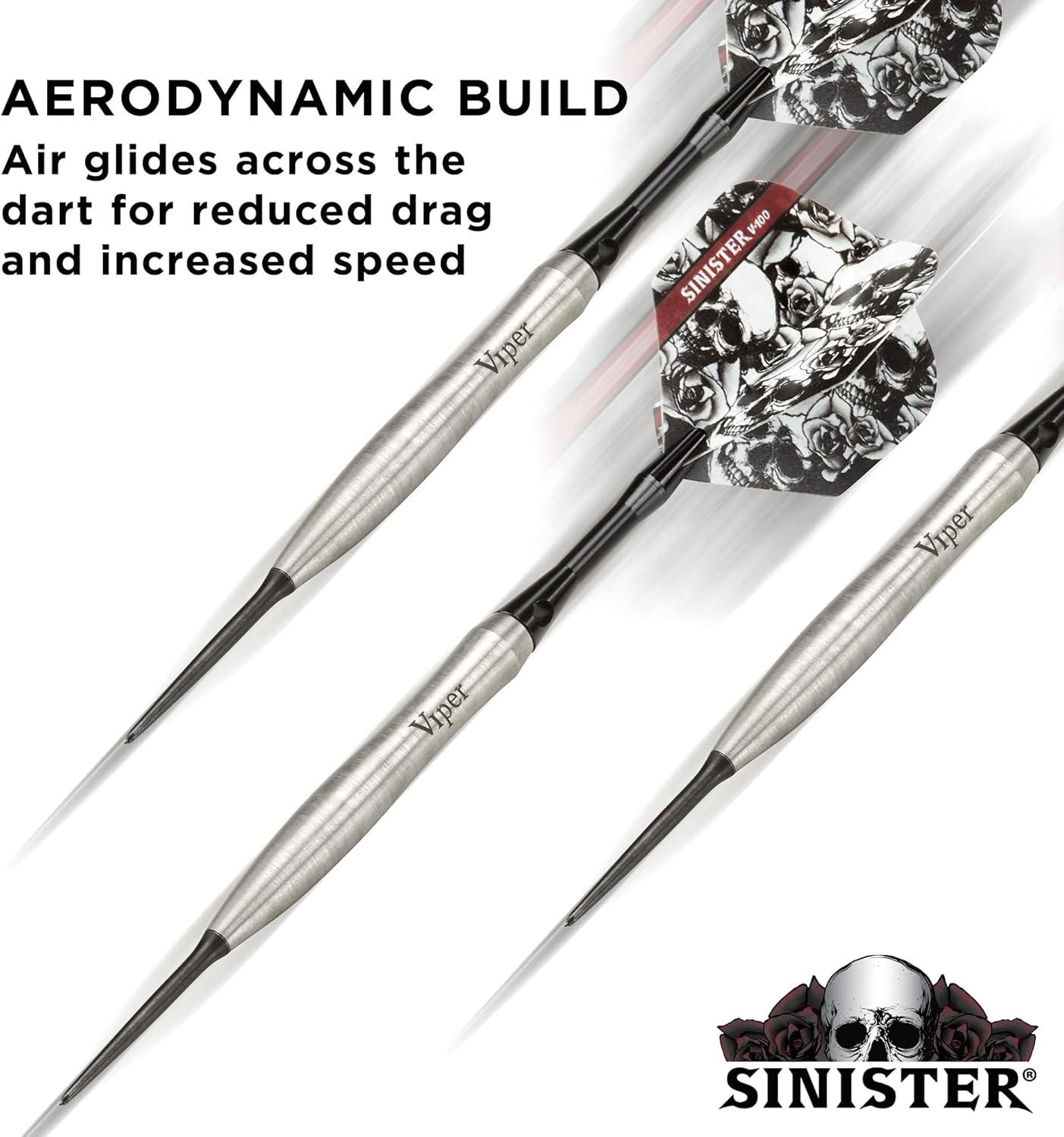 Viper Sinister 95% Tungsten Steel Tip Darts 24 Grams