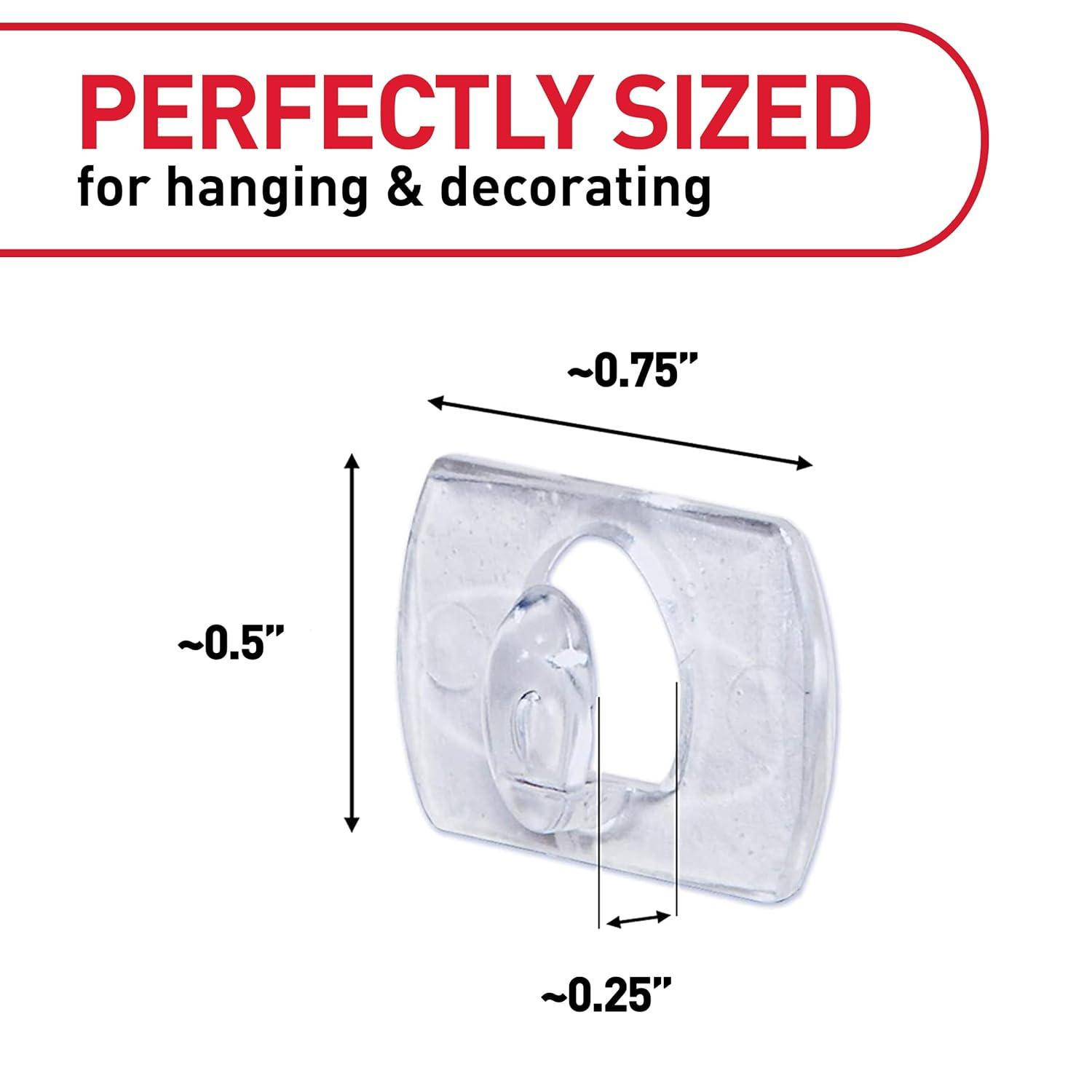 Command Clear Mini Light Clips, 45 Clips, 54 Strips - Easy to Open Packaging, Decorate Damage-Free