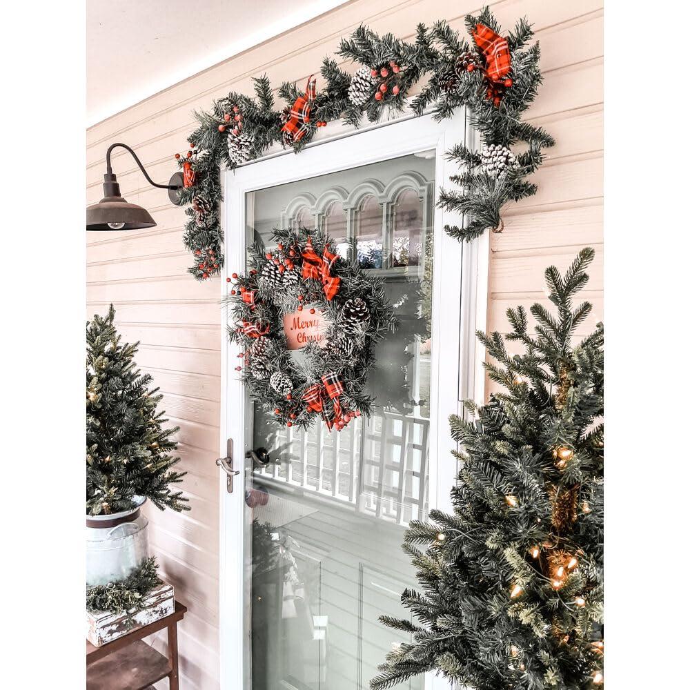 Fraser Hill Farm Christmas Wreath 72'' in. Faux Spruce Garland