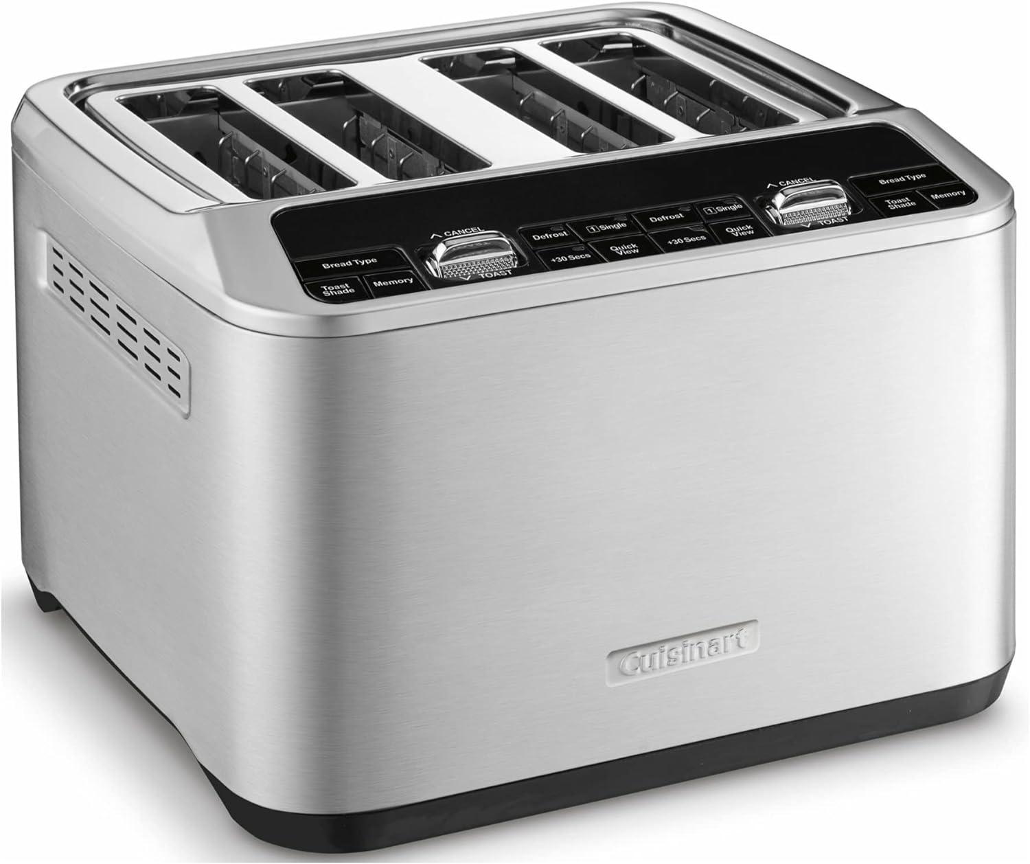 Cuisinart ® Stainless Steel Motorized Digital 4-Slice Toaster