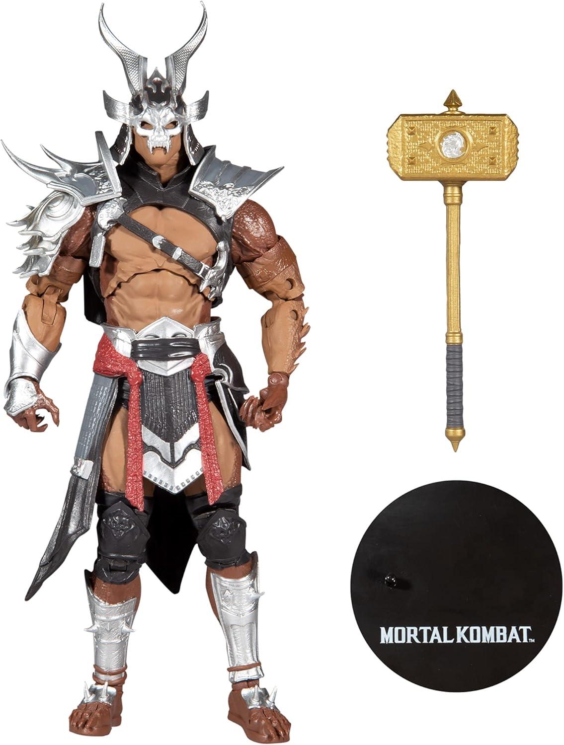 McFarlane Toys Mortal Kombat Platinum Shao Kahn - 7 inch Collectible Action Figure