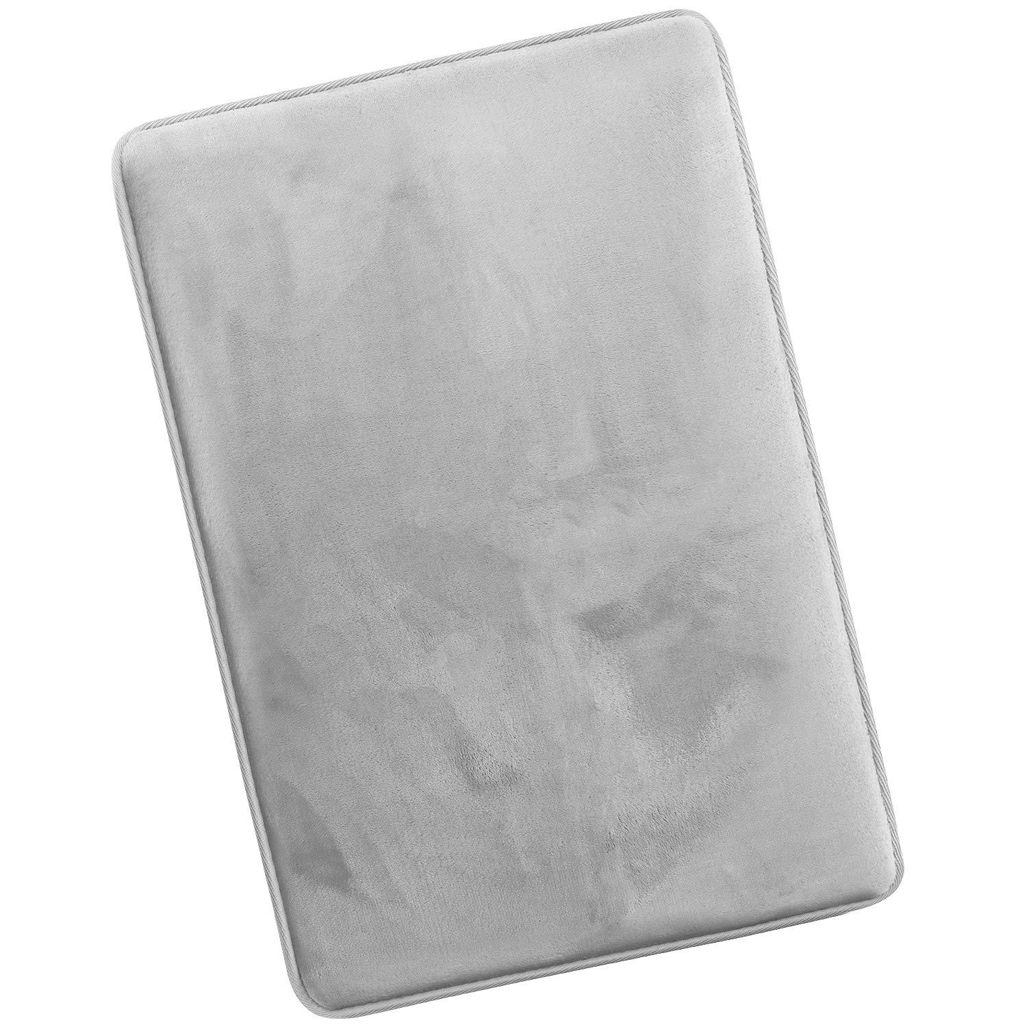 Clara Clark Ultra Soft and Absorbent Memory Foam Bath Rug Set with Non-Slip Backing