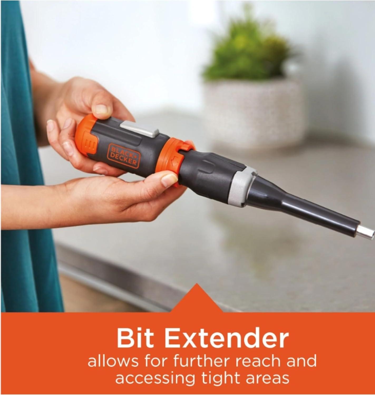 BLACK+DECKER 6V Alkaline Screwdriver, Bcf601Aa