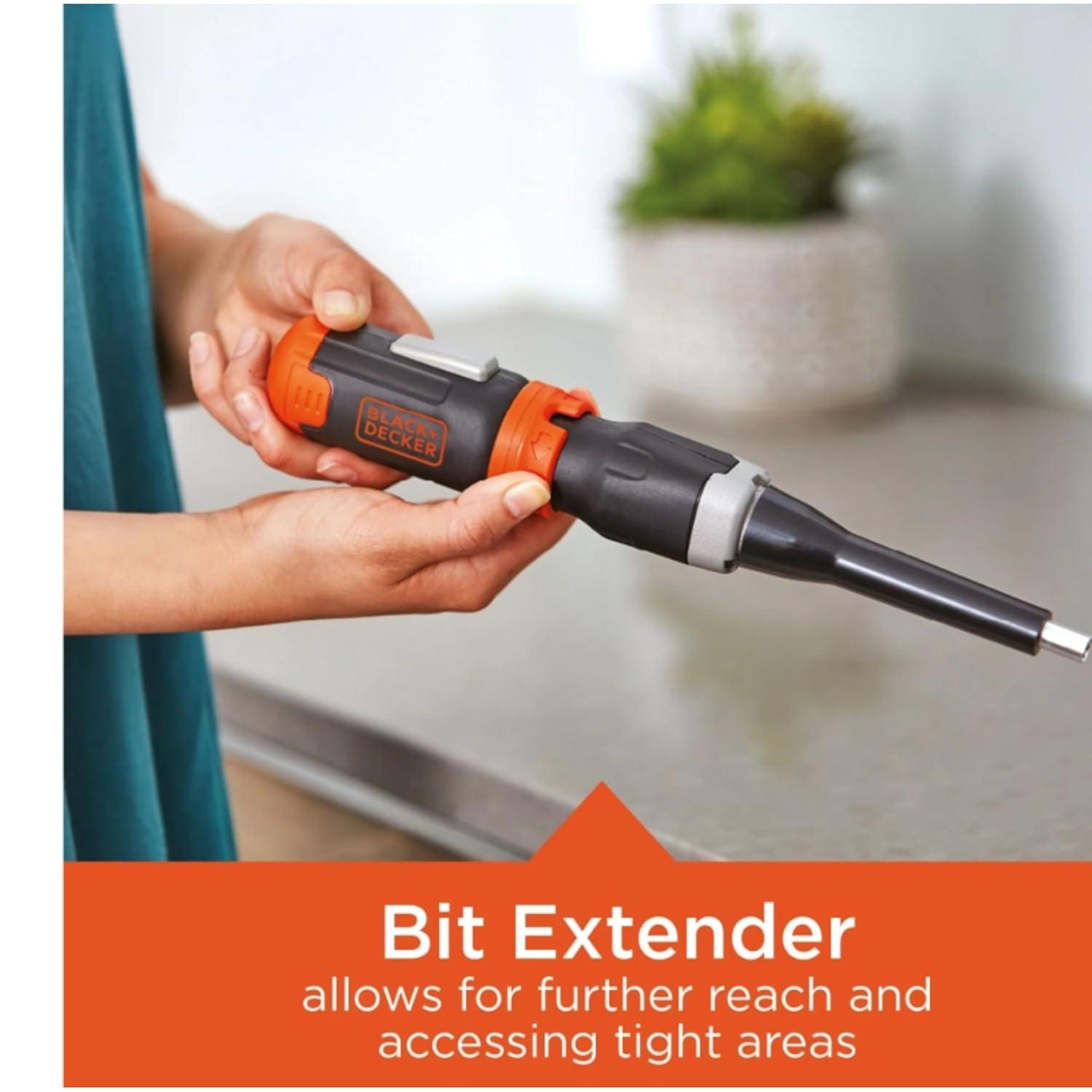 BLACK+DECKER 6V Alkaline Screwdriver, Bcf601Aa