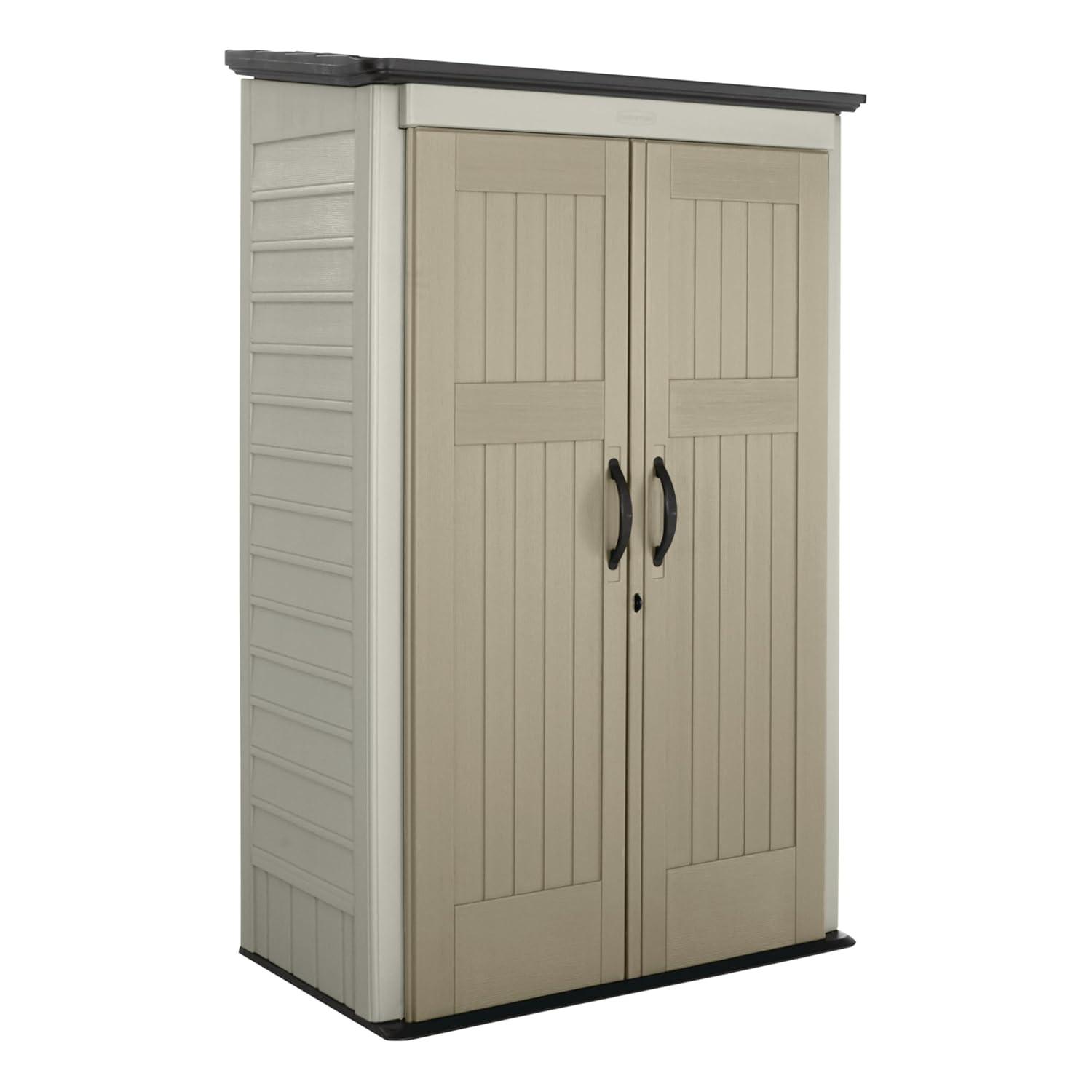 Rubbermaid Large Vertical 52 Cu.ft. Outdoor Storage Building Shed