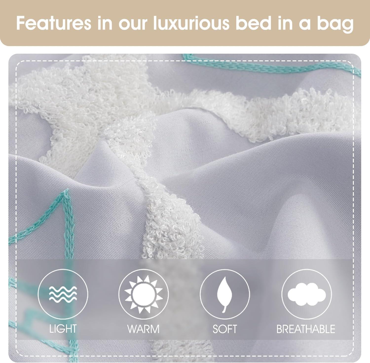 Nanshing America, Inc Vernice 7 Piece Geometric Comforter Set