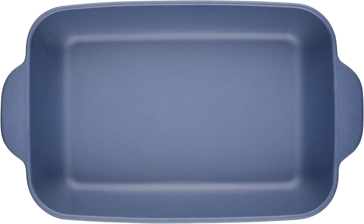 Ayesha Curry Rectangular Ceramic Baking Dish, 9-Inch x 13-Inch, Anchor Blue