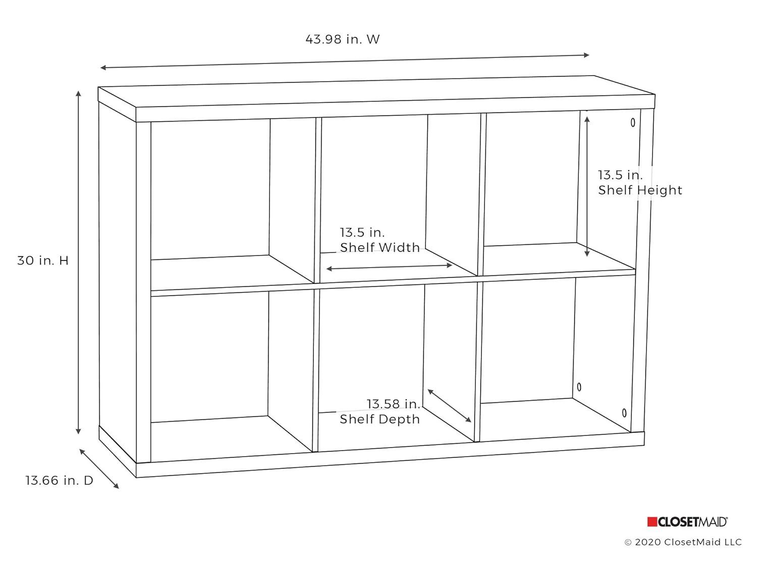 Decorative Storage 30'' H x 43.98'' W Cube Bookcase