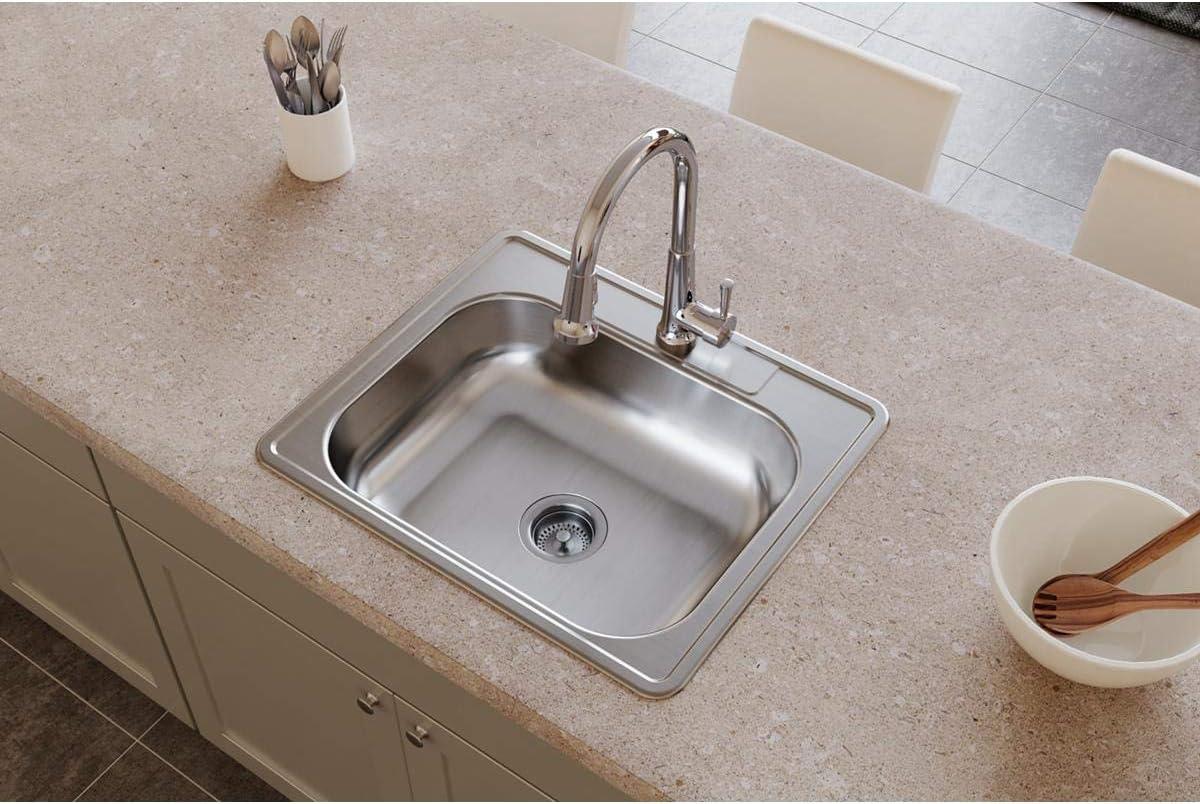 Dayton 25" L x 21" W Drop-In Kitchen Sink