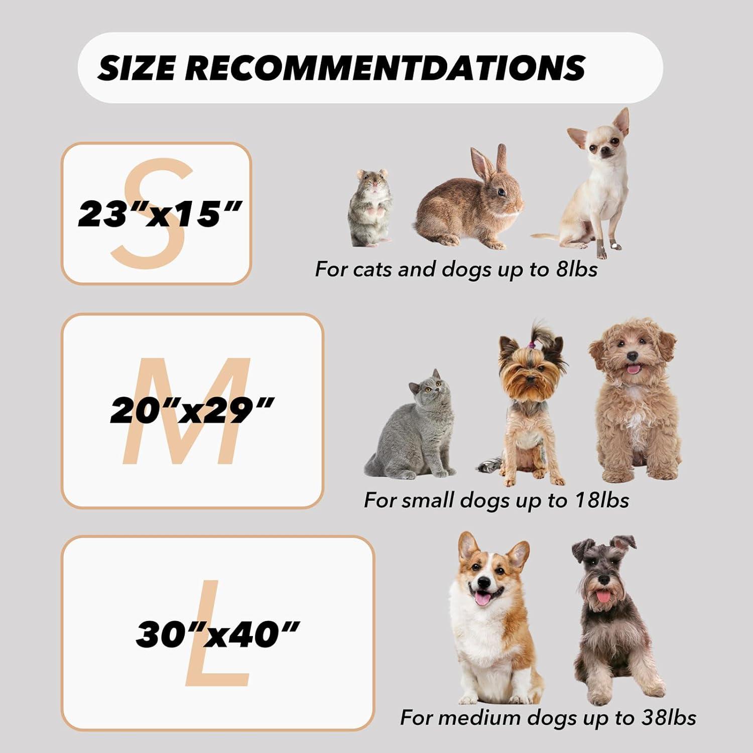 1 Pack 3 Puppy Dog Blankets Super Soft Warm Sleep Mat Fluffy Premium Fleece Pet Blanket Flannel Throw for Dog Puppy Cat - White Paw Print Medium(29"x20")