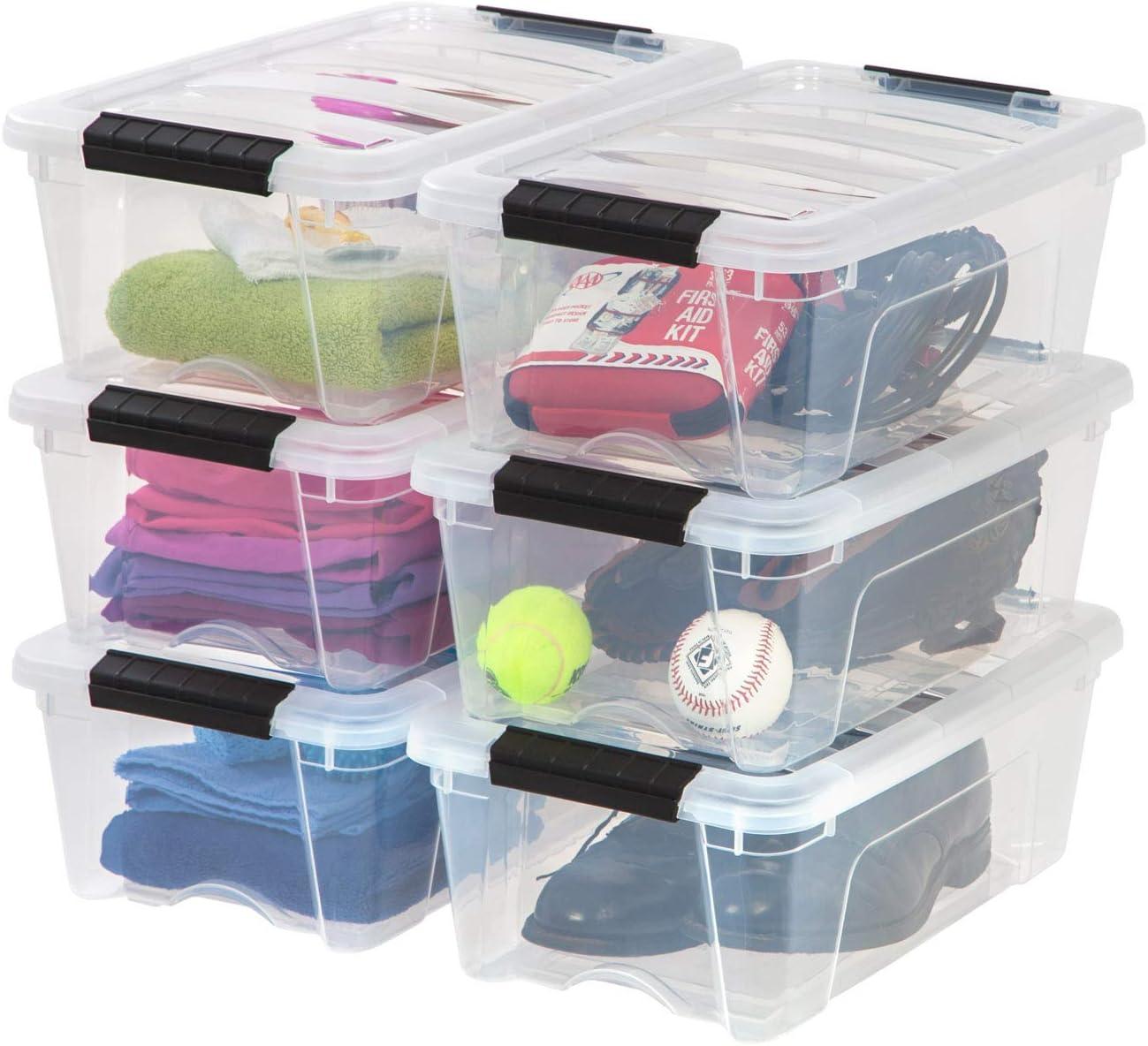 IRIS USA, Inc. Stack & Pull™ Plastic Bin