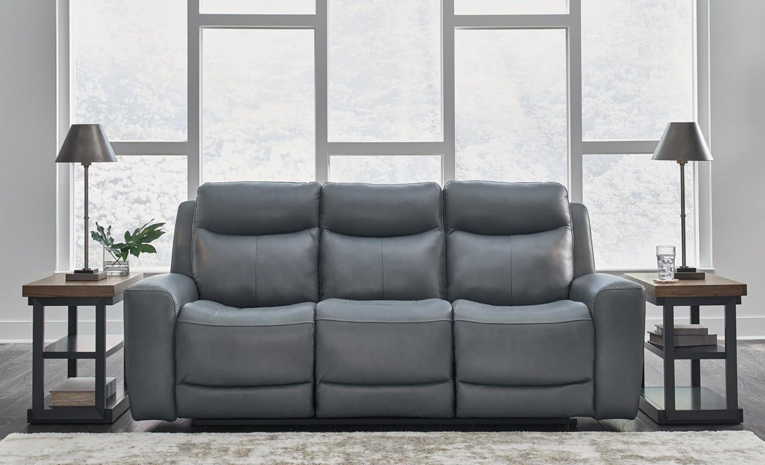 Ashley Furniture Mindanao Steel Power Reclining Sofa