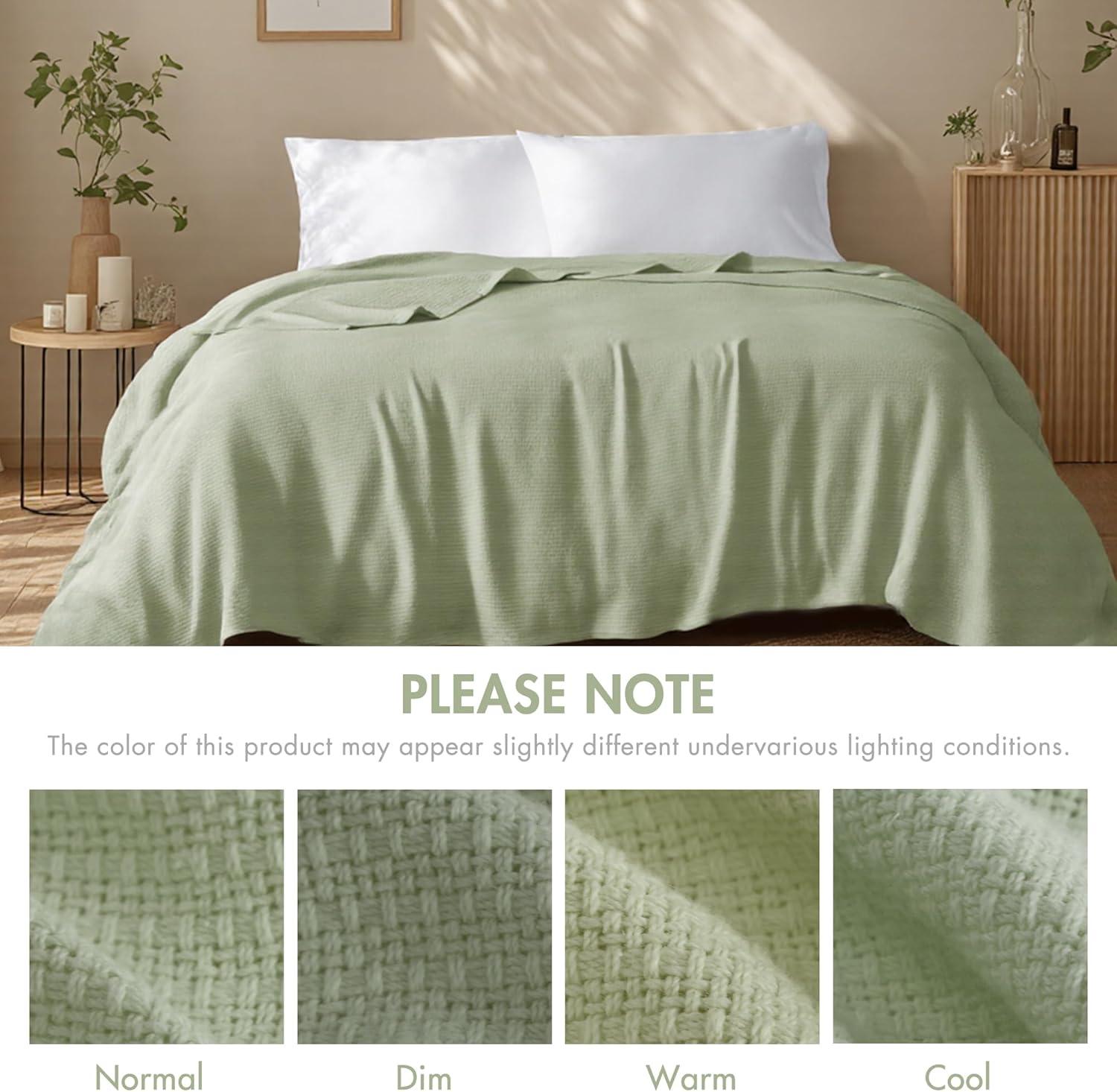 Freshspun Basketweave Cotton Blanket