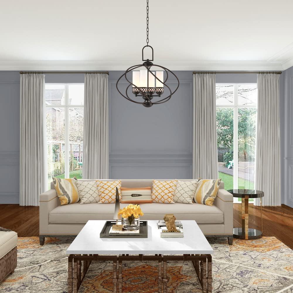 Livex Lighting Westfield 4 - Light Chandelier in Brushed Nickel