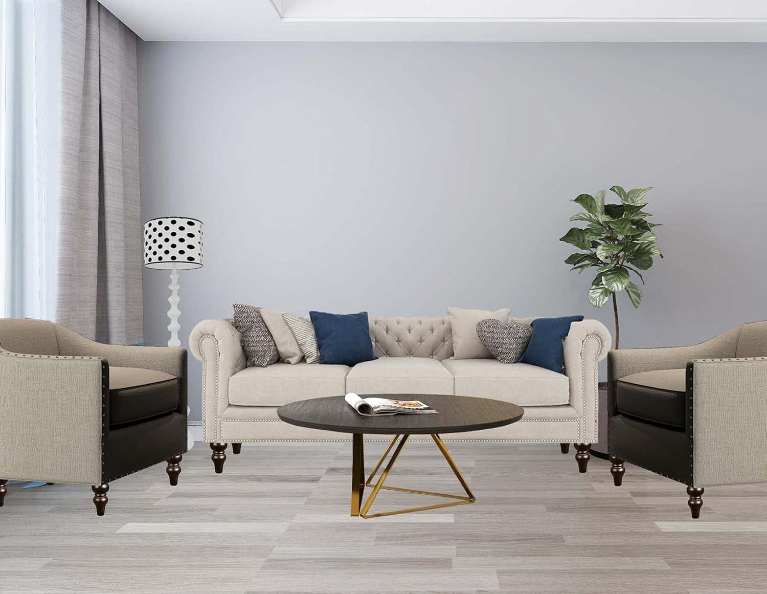 Wood Furniture Legs 8 inch Sofa Legs Pack of 4,Round Couch Legs Espresso Mid Century Chair feet Replacement,Sofa Replacement Parts