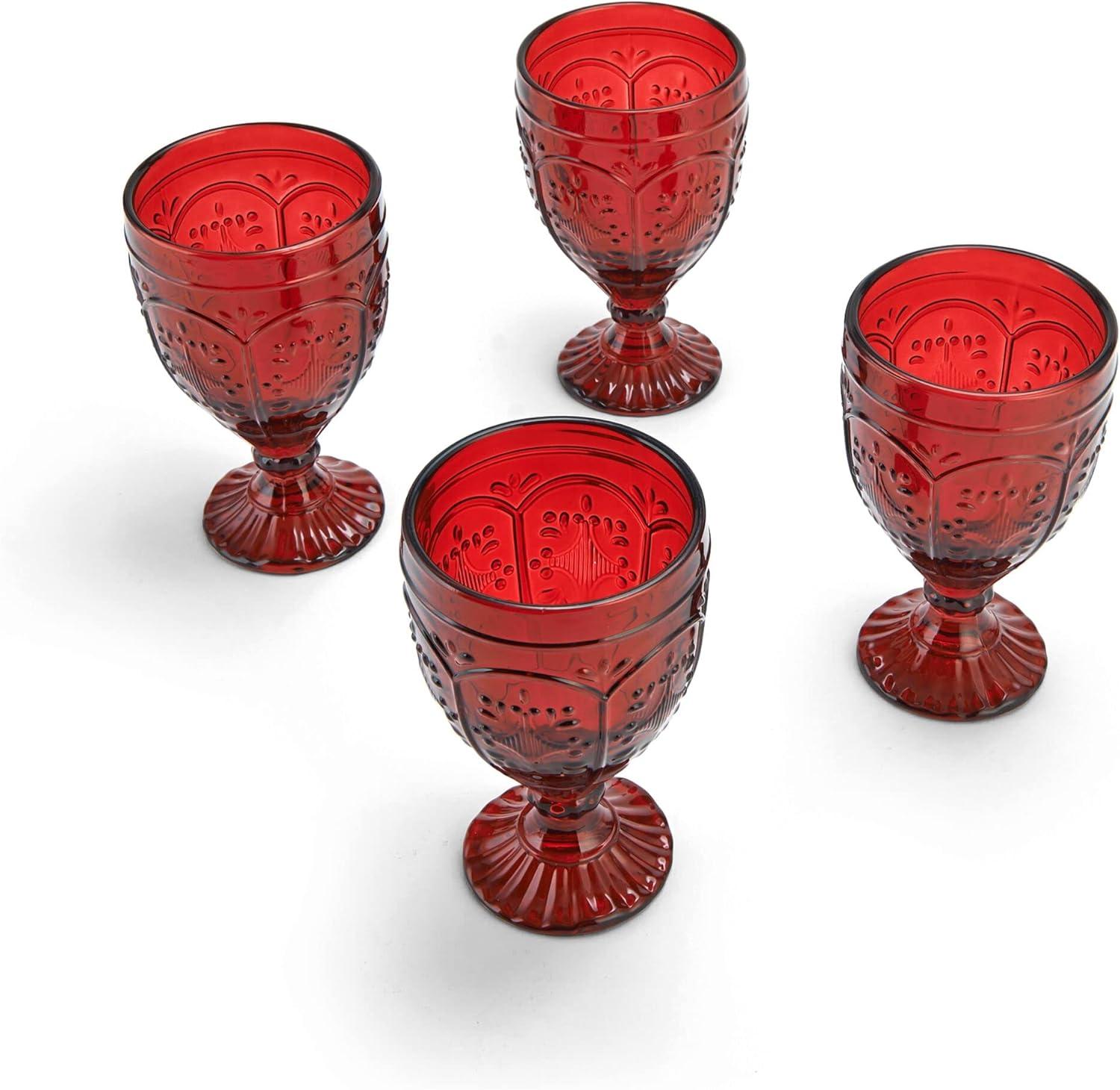 Fitz and Floyd Trestle 12 oz. Water Goblet (Set of 4)