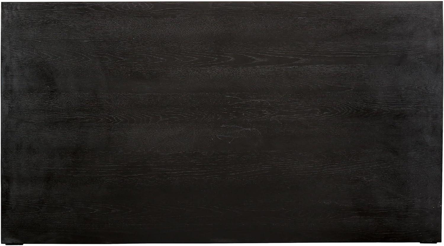 Furniture of America Kindrel Wood Rectangular Dining Table in Black