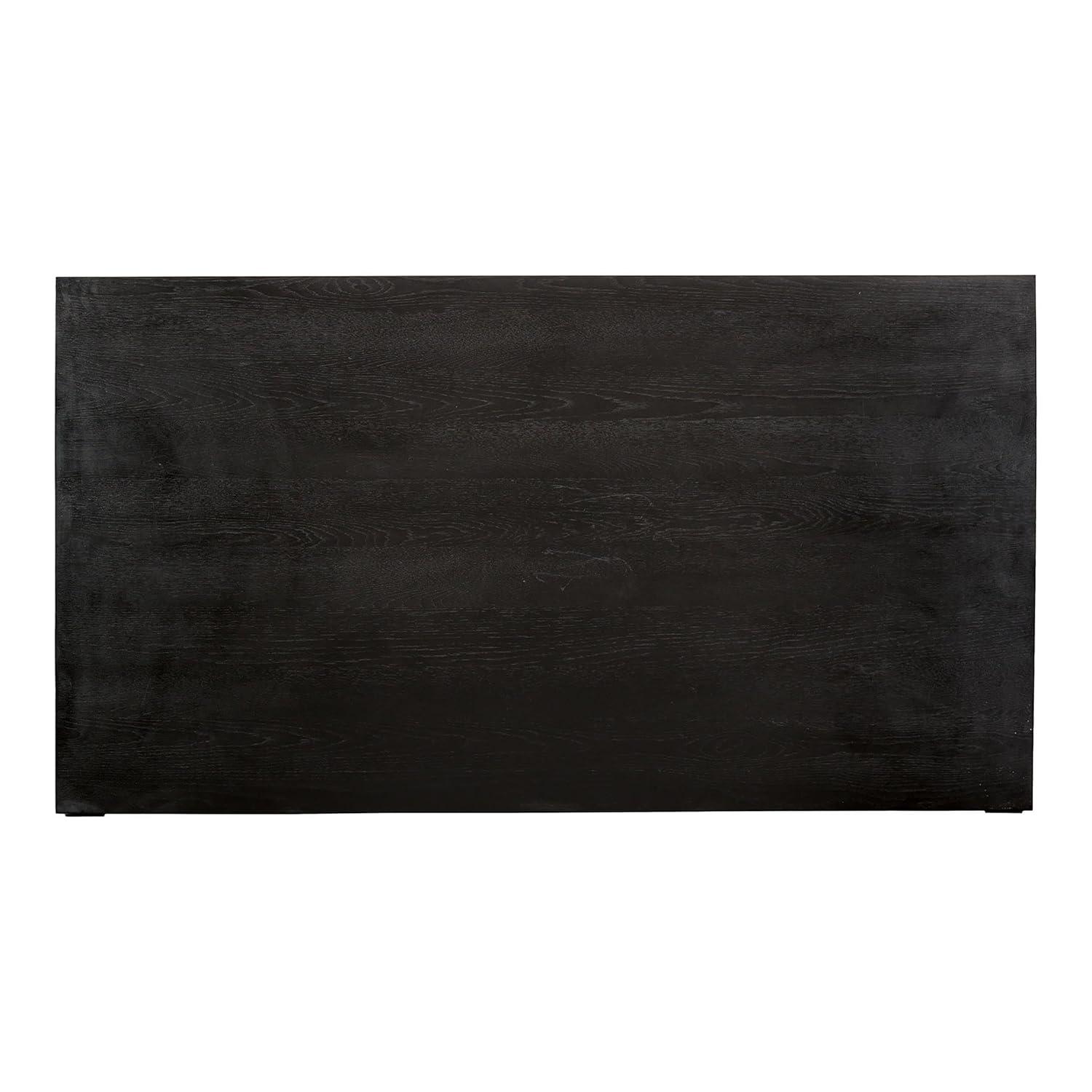 Furniture of America Kindrel Wood Rectangular Dining Table in Black