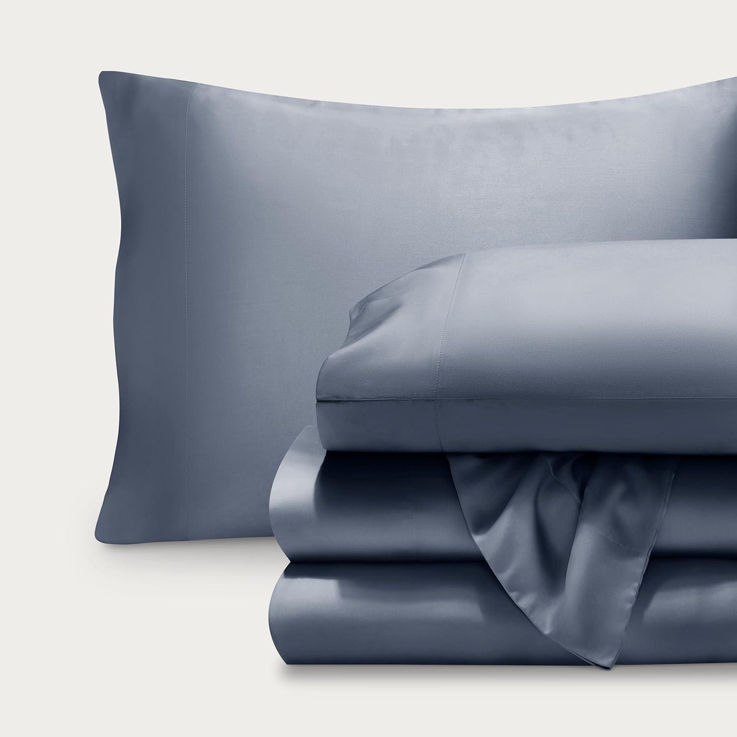 Twin XL Indigo TENCEL™ Lyocell Sheet Set by Bare Home