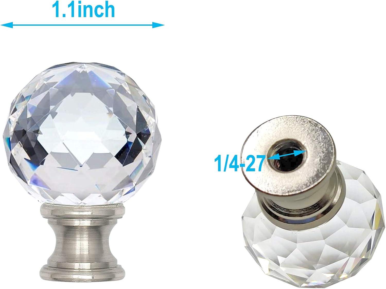 Eeristq 2pcs Lamp Shade Lamp Finial Caps Knob Lamp Decoration for Table Lamp Floor Light