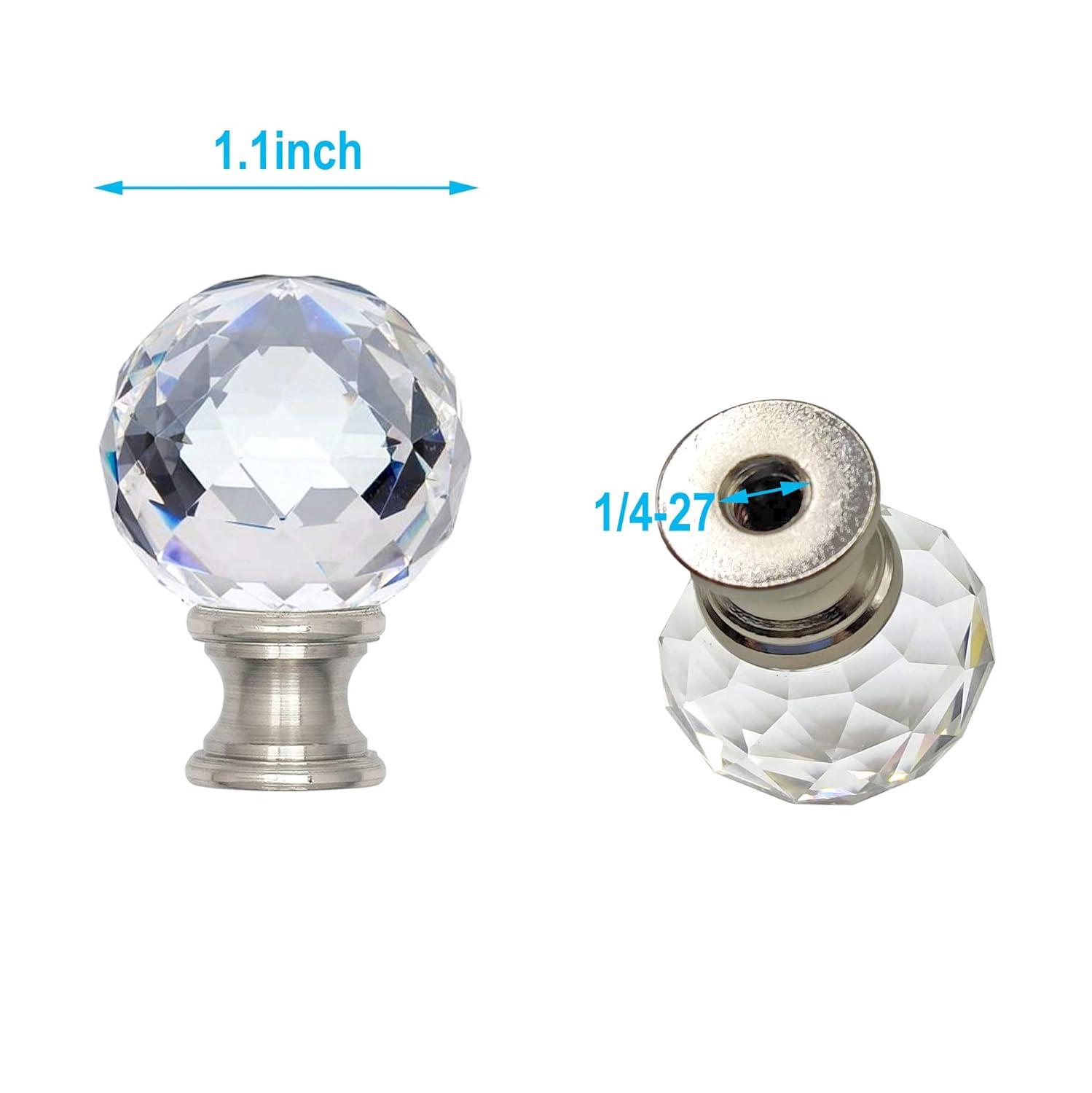Eeristq 2pcs Lamp Shade Lamp Finial Caps Knob Lamp Decoration for Table Lamp Floor Light