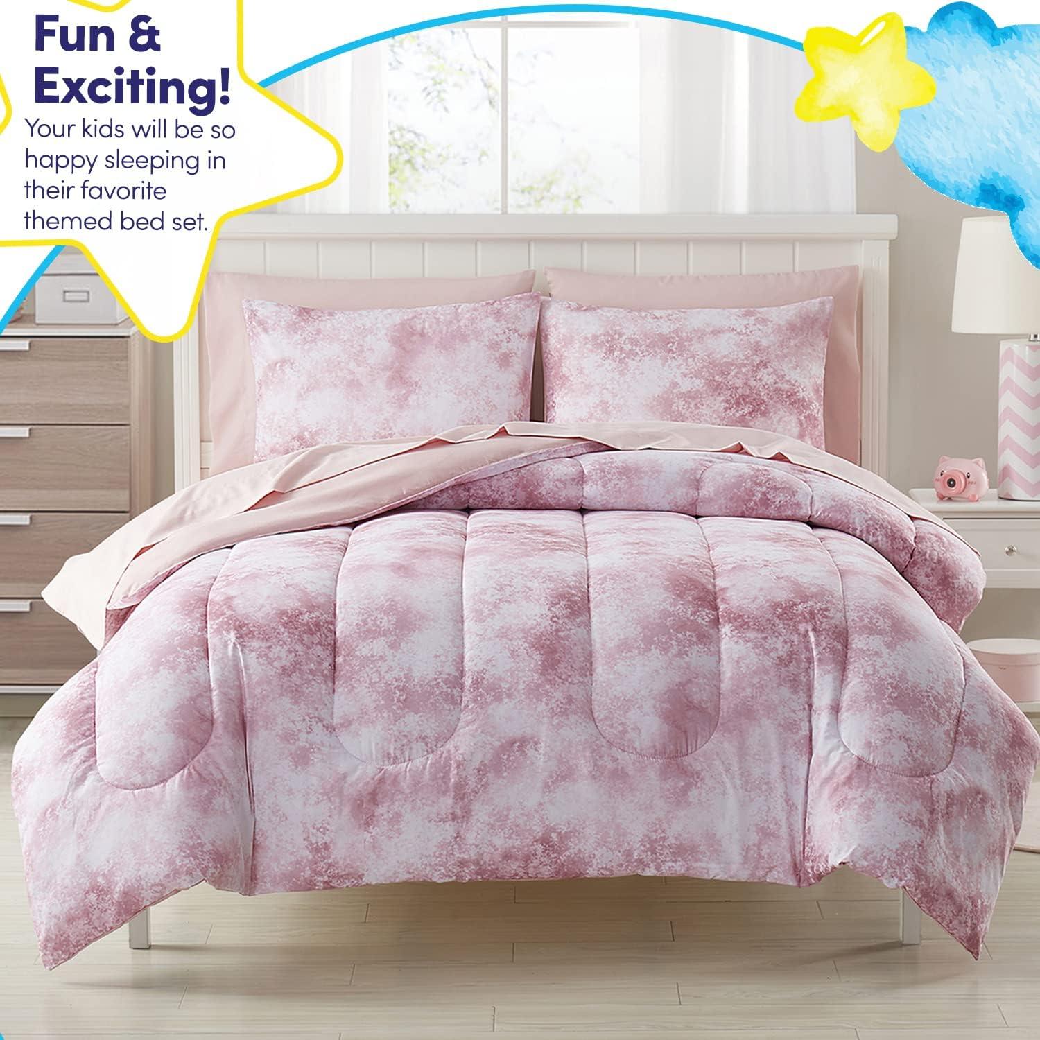 Kids Waterbury Bed in a Bag 5 Piece Comforter, Sham & Sheet Set Twin