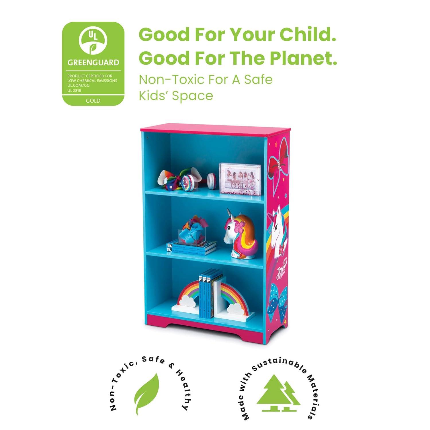 Delta Children Rainbow Unicorn Deluxe 37.5" Bookcase