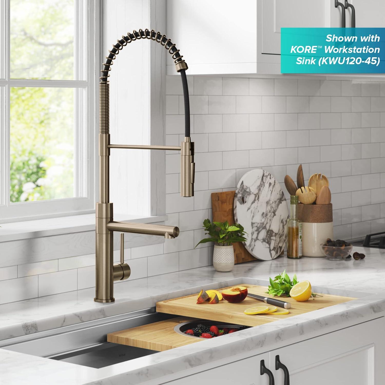 Artec Pro Commercial Style Pull-Down Single Handle Kitchen Faucet with Pot Filler