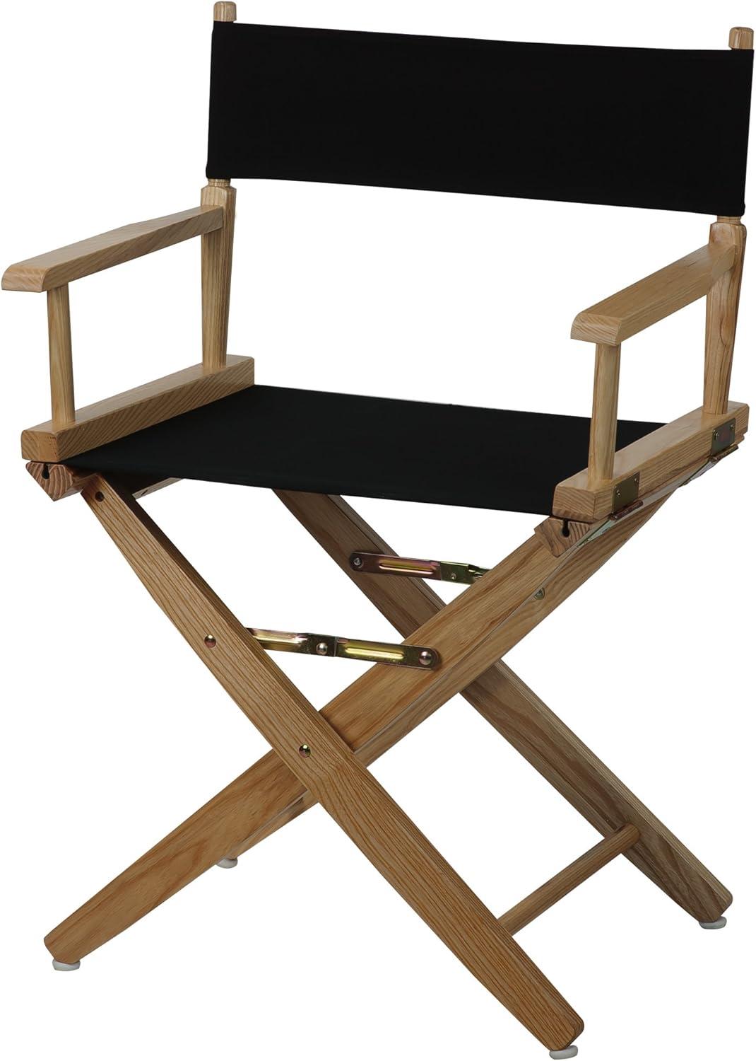 Extra-Wide Premium 18 in. Hardwoods Standard Height Directors Chair