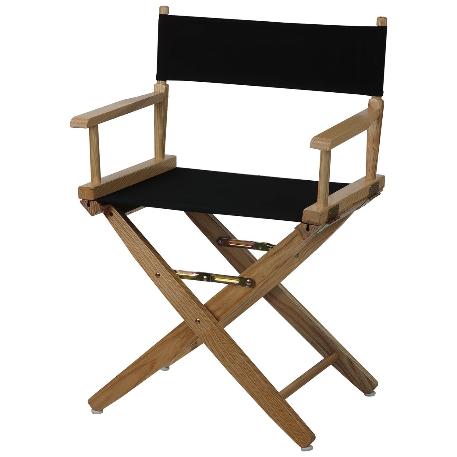 Extra-Wide Premium 18 in. Hardwoods Standard Height Directors Chair