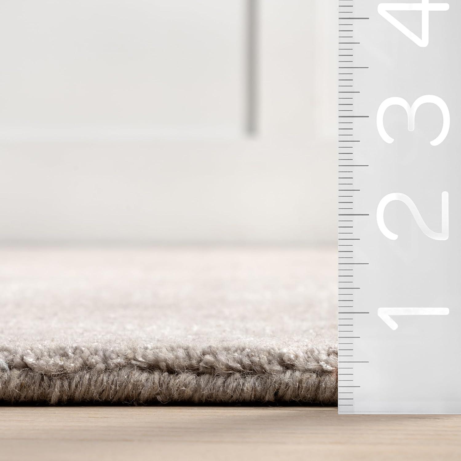 Lahjar Speckled Wool Blend Area Rug