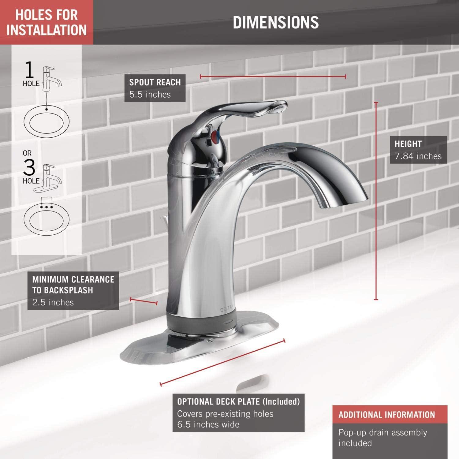 Lahara Touch2O® Bathroom Faucet with Touchless Technology