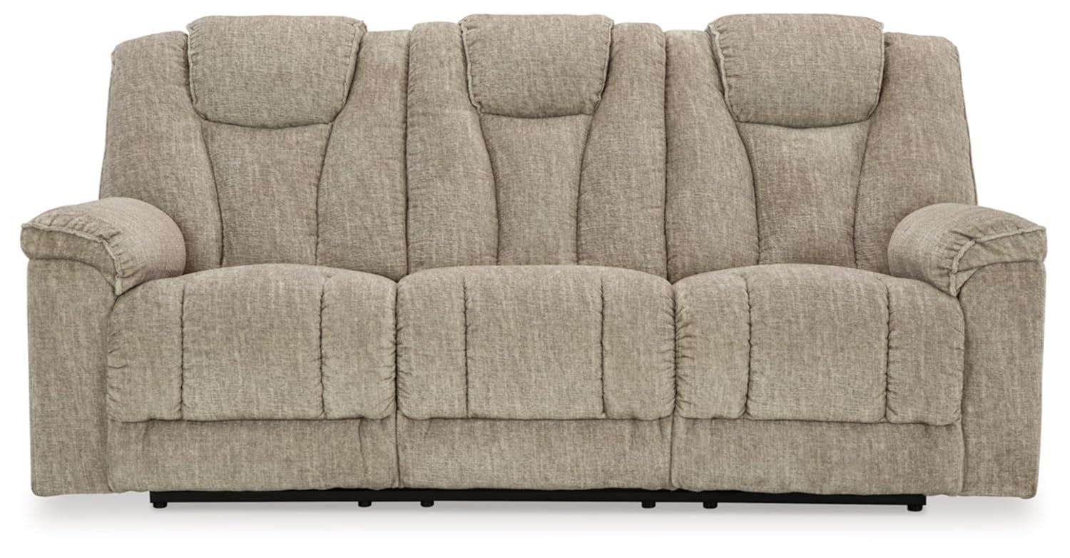 Signature Design by Ashley Hindmarsh Stone Power Reclining Sofa