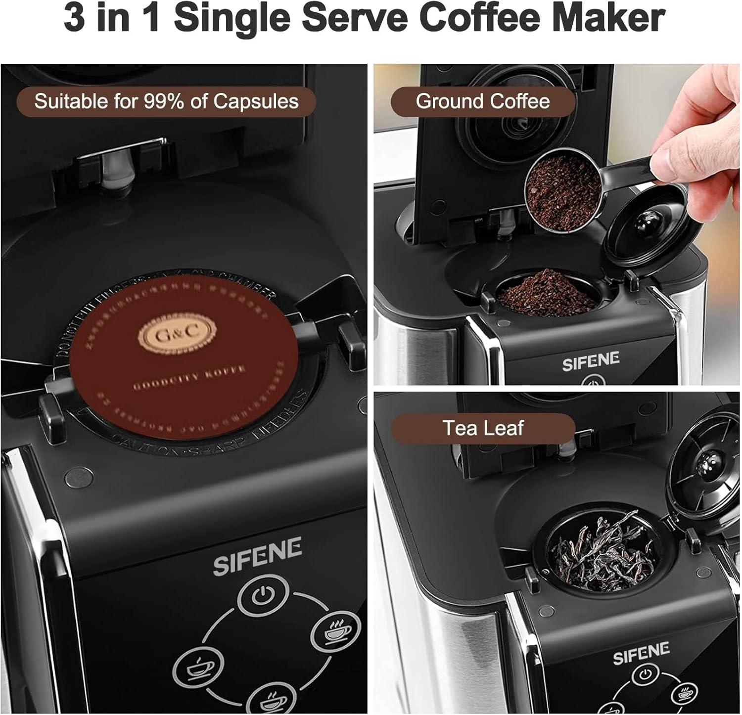 3-in-1 Single Serve Coffee Maker