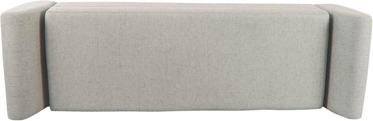 HomePop Modern Boucle Storage Bench with Wood Legs