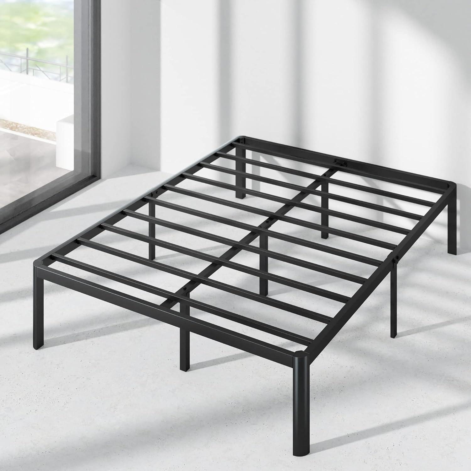 Zinus Van 16-Inch Metal Platform Bed Frame with Steel Slat Support / Mattress Foundation, Full