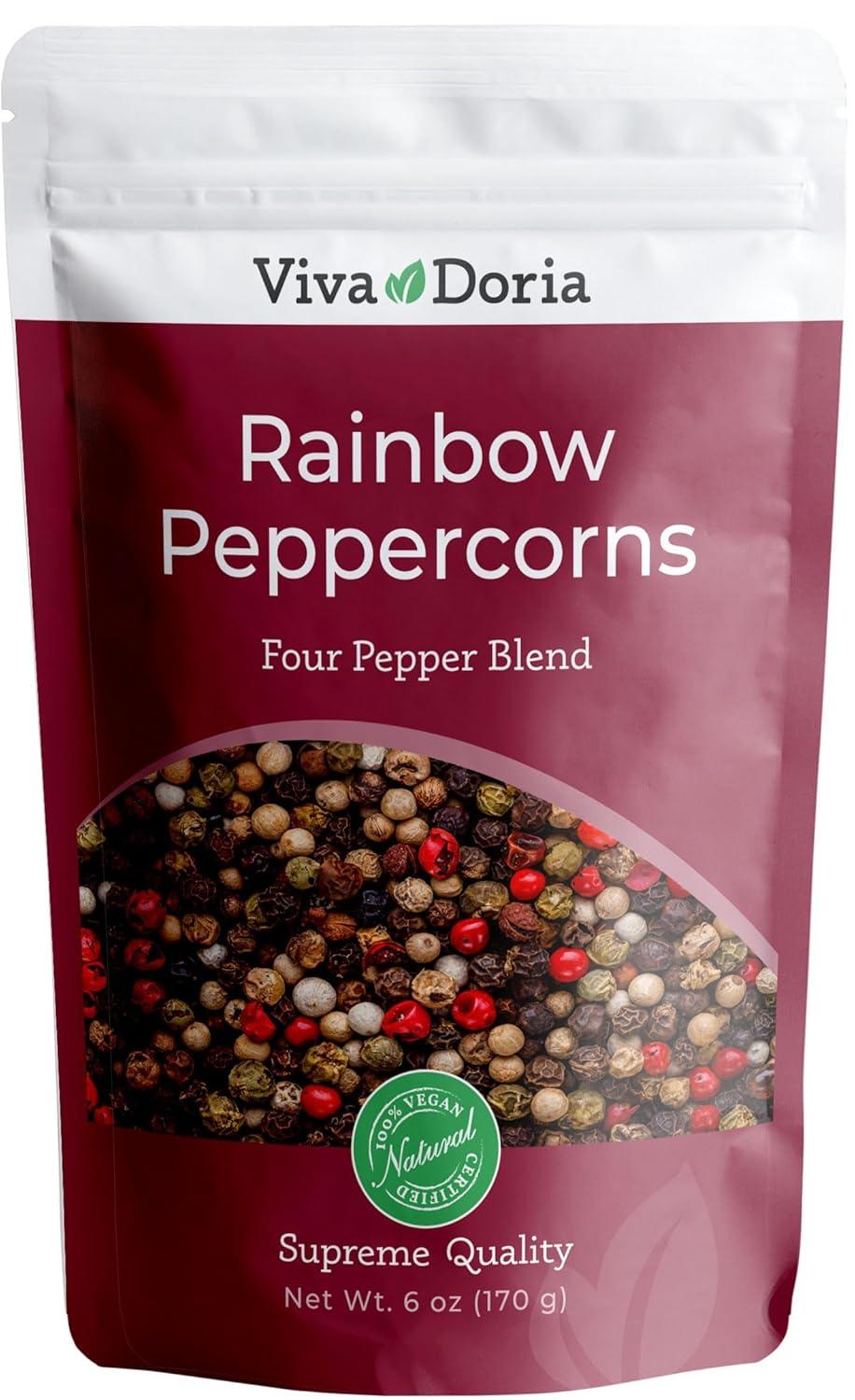 Viva Doria Whole Rainbow Peppercorn Blend, 6 Oz